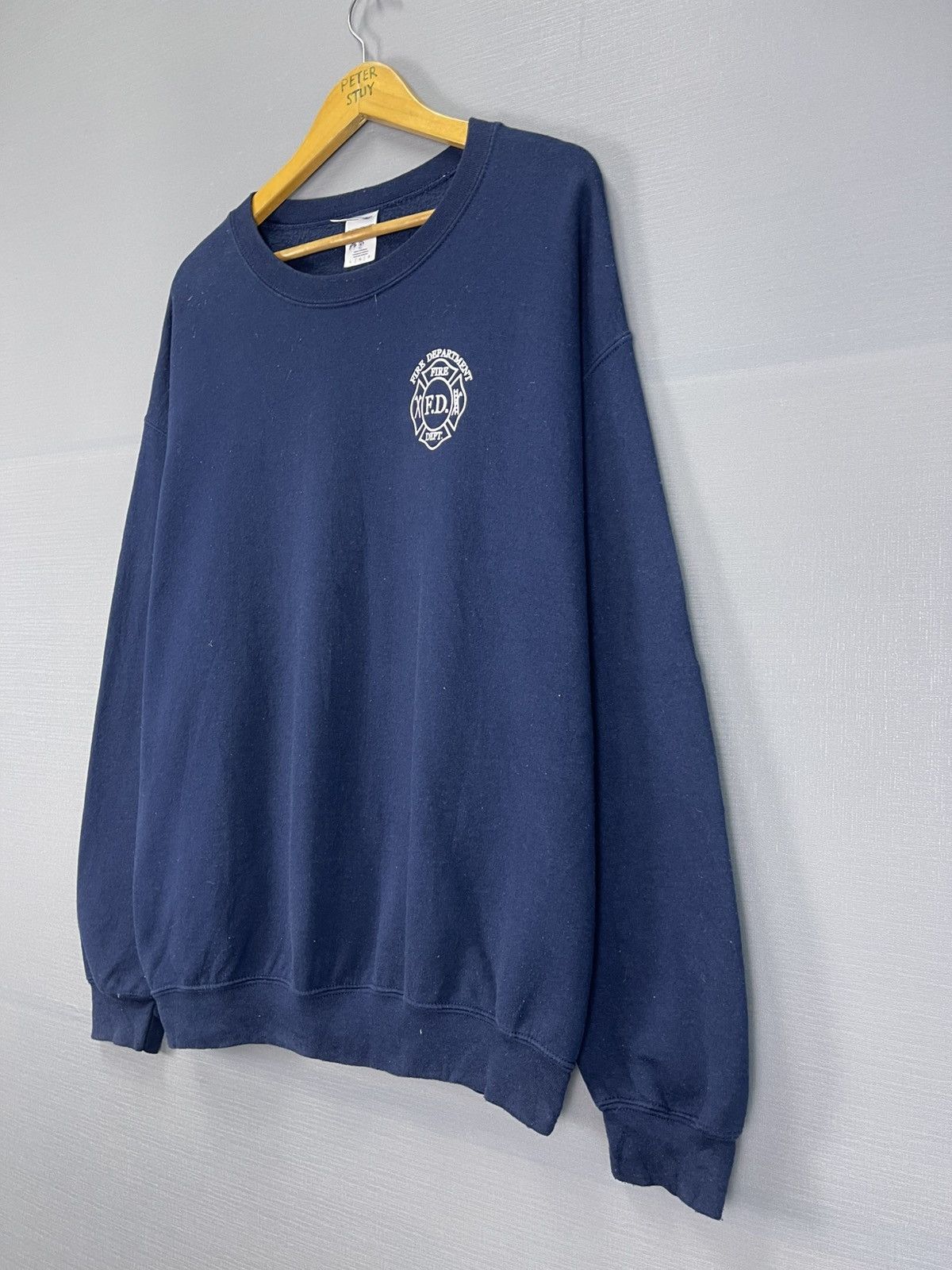Vintage Vintage Fire Department Sweatshirt Size US L / EU 52-54 / 3 - 3 Thumbnail