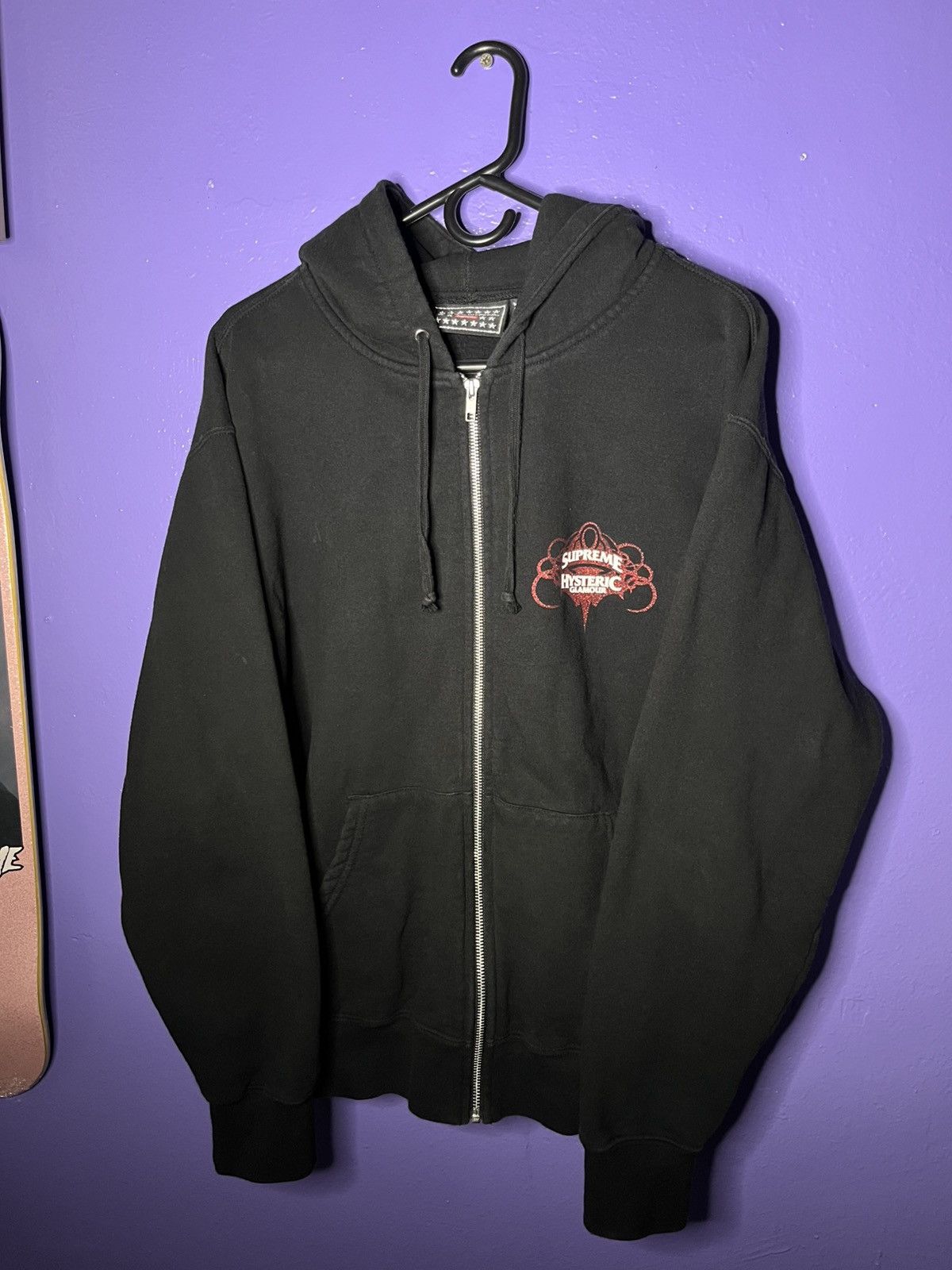 トップス Supreme HYSTERIC GLAMOUR Mohair zipup Supreme Hysteric Glamour Mohair Zip Up Hooded Sweater