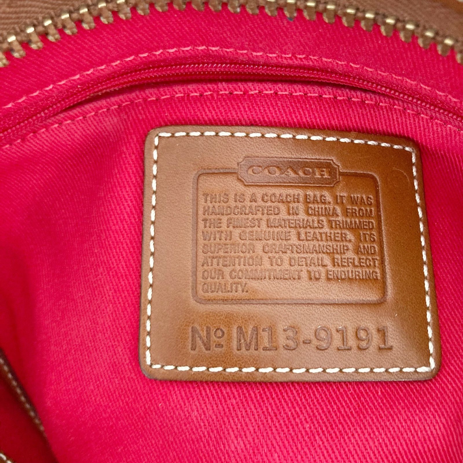 Coach Coach Canvas Leather Cream Brown Bag Size ONE SIZE - 8 Thumbnail