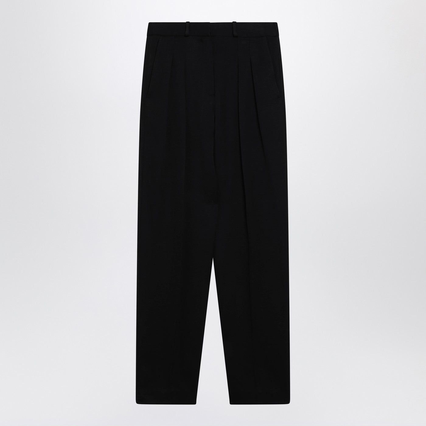 Loulou de Saison Loulou De Saison Black Wool-Blend Trousers Size 27" / US 4 / IT 40 - 1 Thumbnail