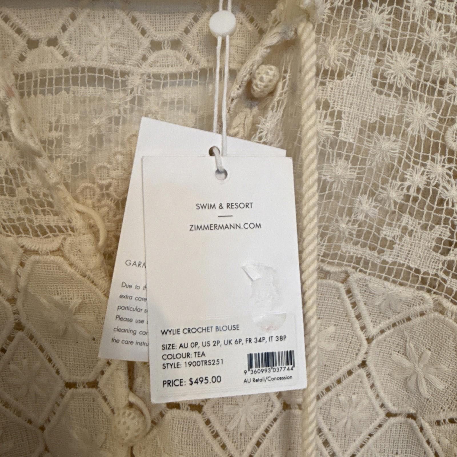 Other Zimmermann Crochet Top. Size 2 Size XS / US 0-2 / IT 36-38 - 3 Thumbnail