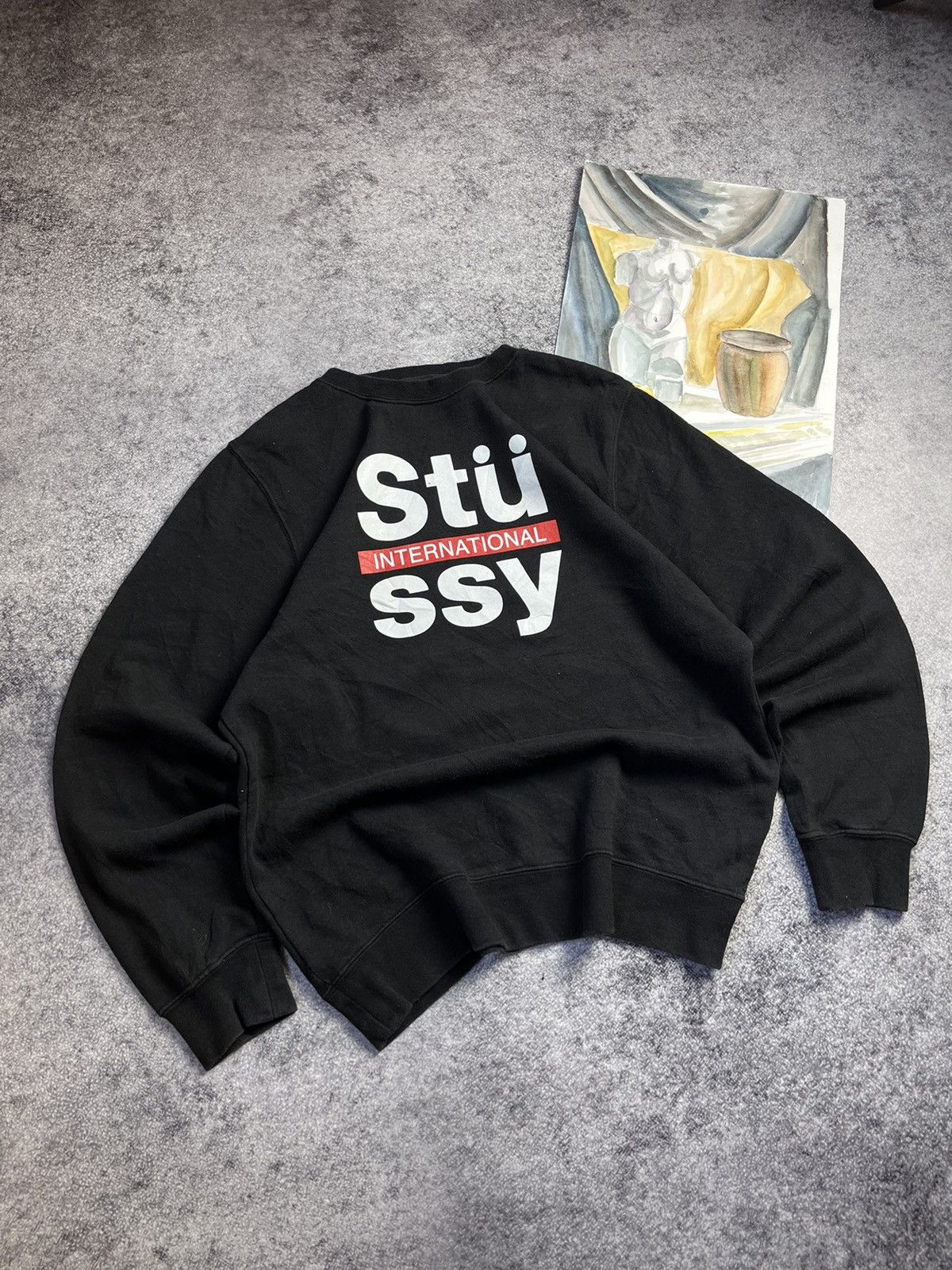 Stussy 🔥STUSSY VINTAGE BIG LOGO BOXY HOODED SWEATSHIRT 90’s USA Size US L / EU 52-54 / 3 - 3 Thumbnail