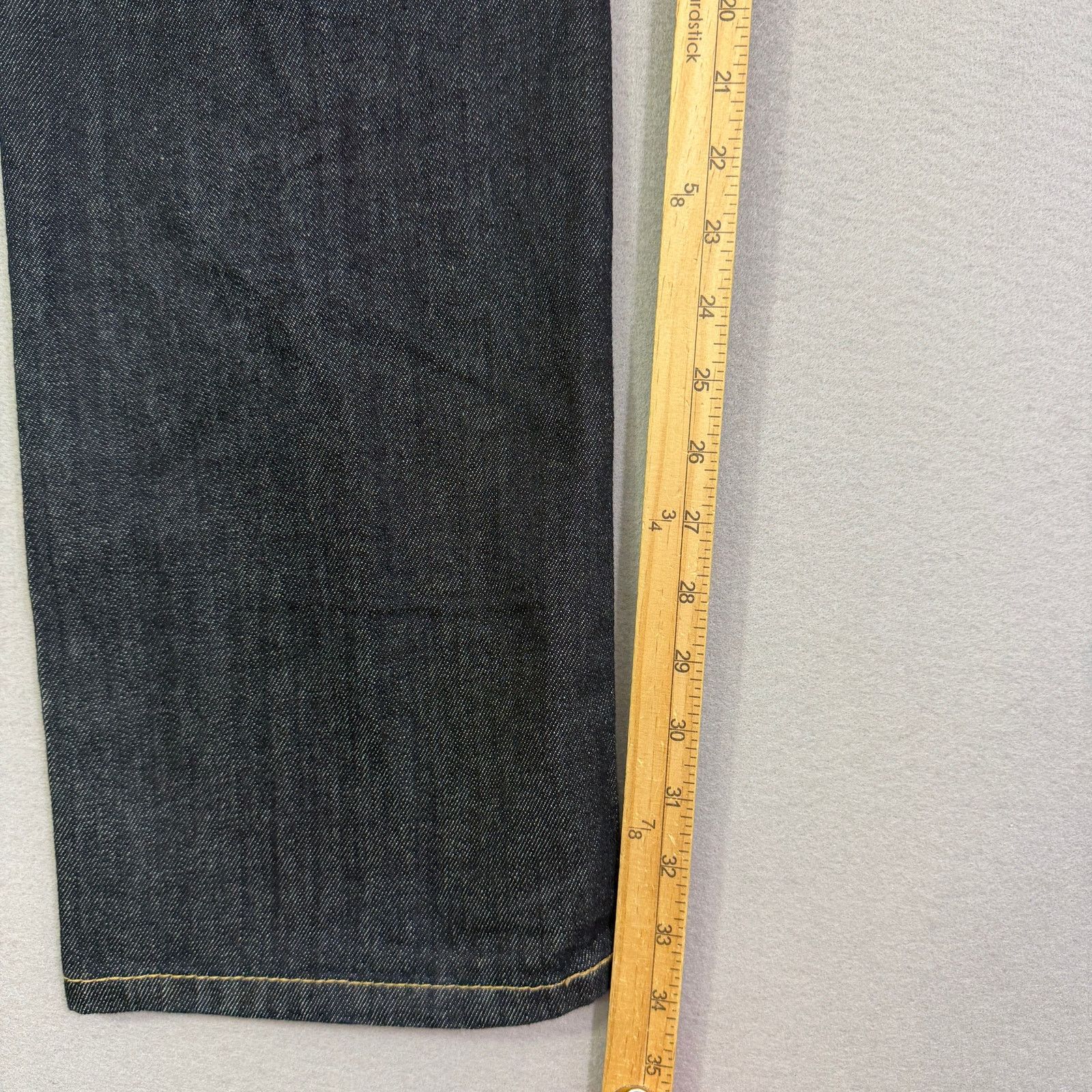 Levi's Levis 505 Regular Fit Jeans Men's 34x34 Dark Wash Western Size US 34 / EU 50 - 9 Thumbnail