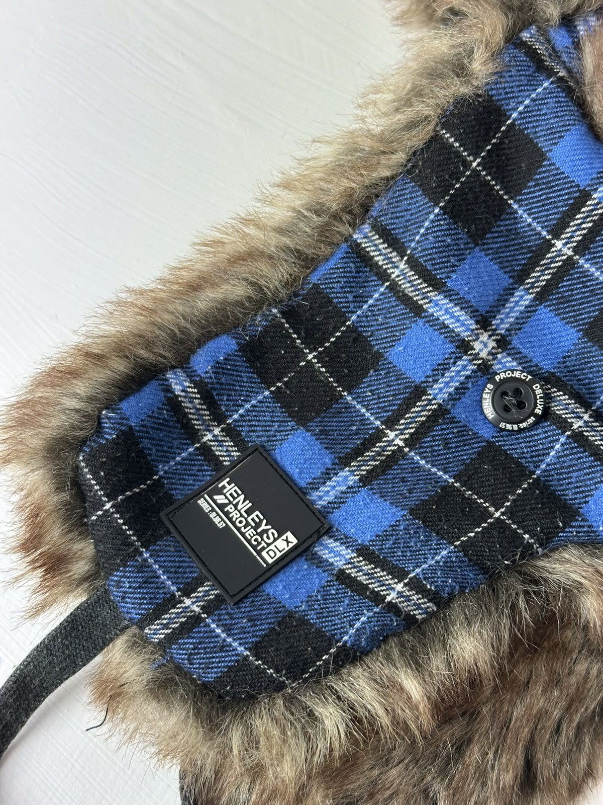 Hysteric Glamour × Vintage Crazy Y2K Mohair Fuzzy Hat Ushanka Punk Huge Size ONE SIZE - 6 Thumbnail