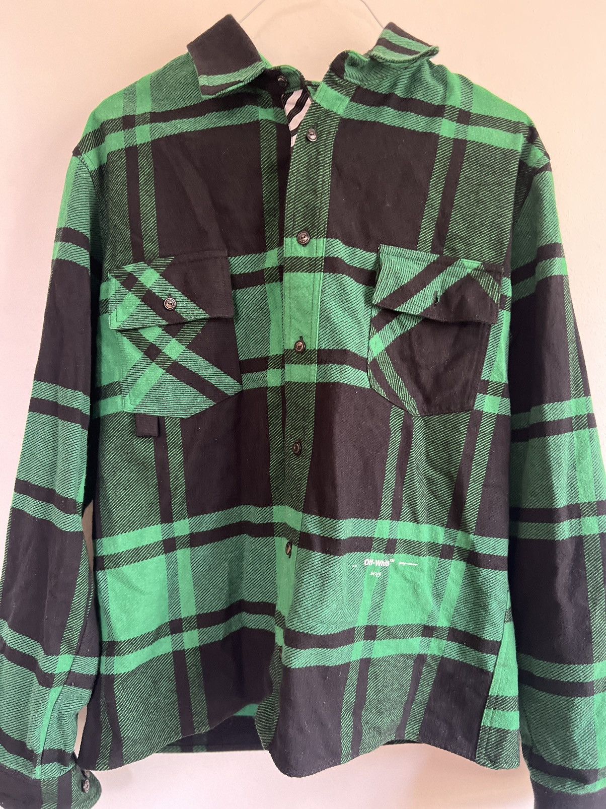 Off-White Off white Green flannel Size US M / EU 48-50 / 2 - 5 Thumbnail