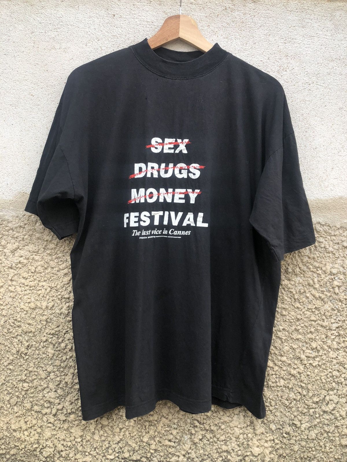 Vintage Vintage No Sex, Drugs, Money Festival Tshirt | Grailed