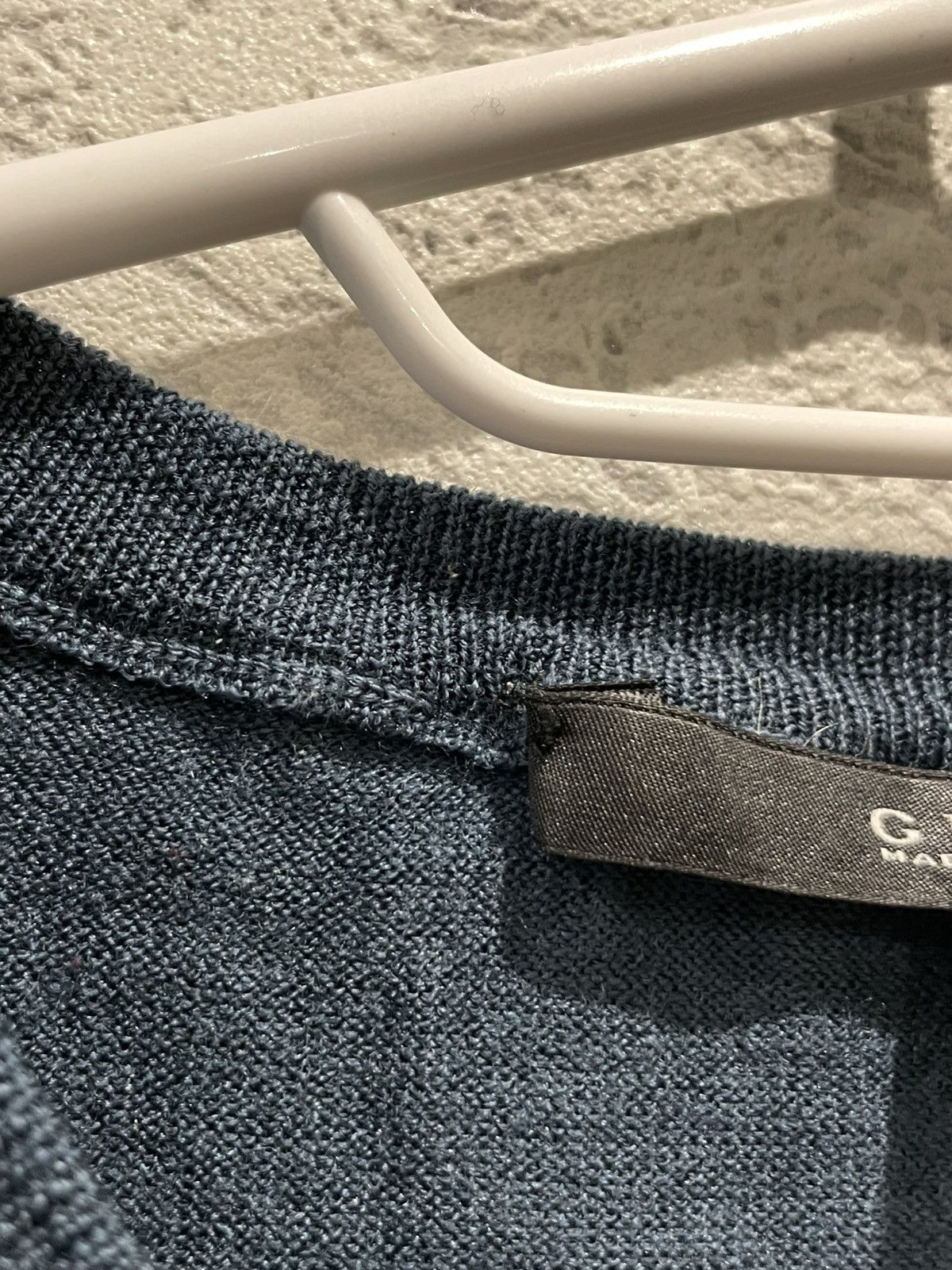 Gucci × Vintage Gucci Vintage Wool knited Sweater Small logo Made in Italy Size S / US 4 / IT 40 - 6 Thumbnail