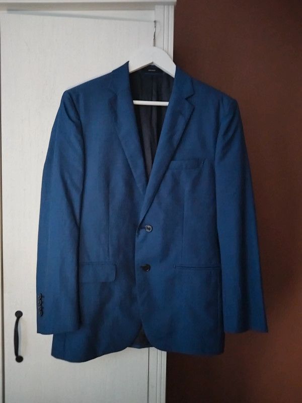 Massimo Dutti Massimo Dutti navy jacket Size US XL / EU 56 / 4 - 1 Thumbnail