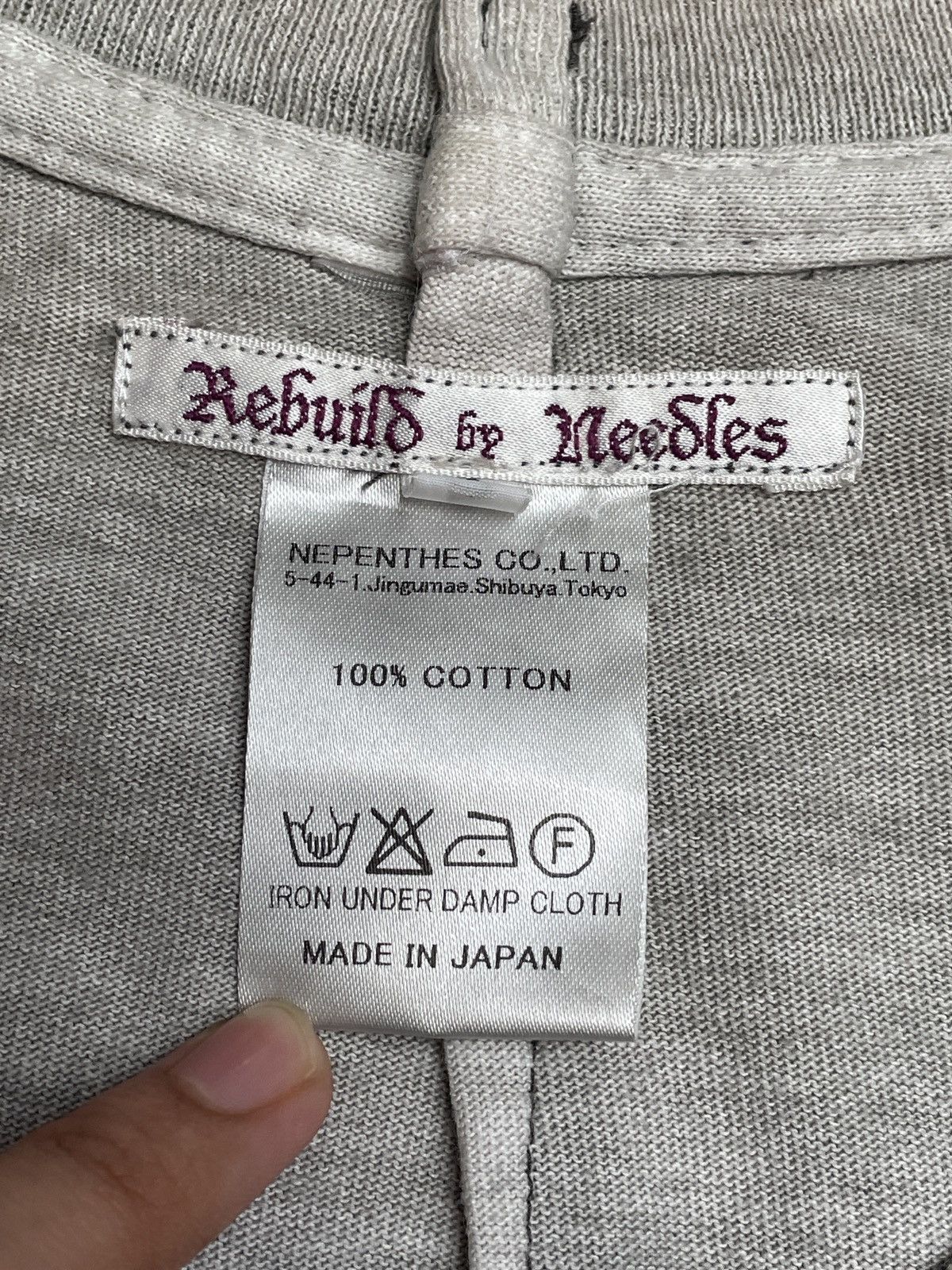 Japanese Brand × Needles Rare Design Vintage Rebuild By Needles T-shirt 2000s Size US S / EU 44-46 / 1 - 7 Thumbnail
