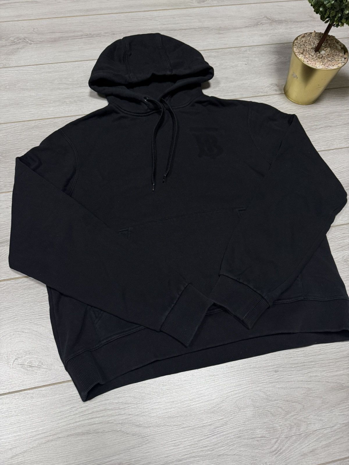 Burberry Burberry TB big logo hoodie London England Size US M / EU 48-50 / 2 - 4 Thumbnail