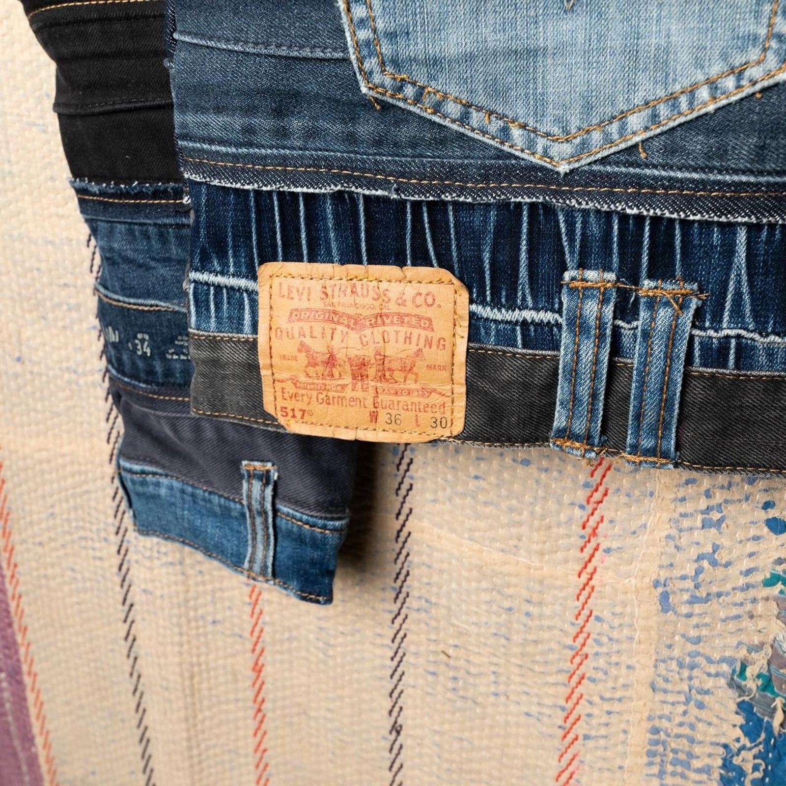 Levi's Custom Upcycled levis denim jacket , One of One Rework Size US M / EU 48-50 / 2 - 4 Thumbnail