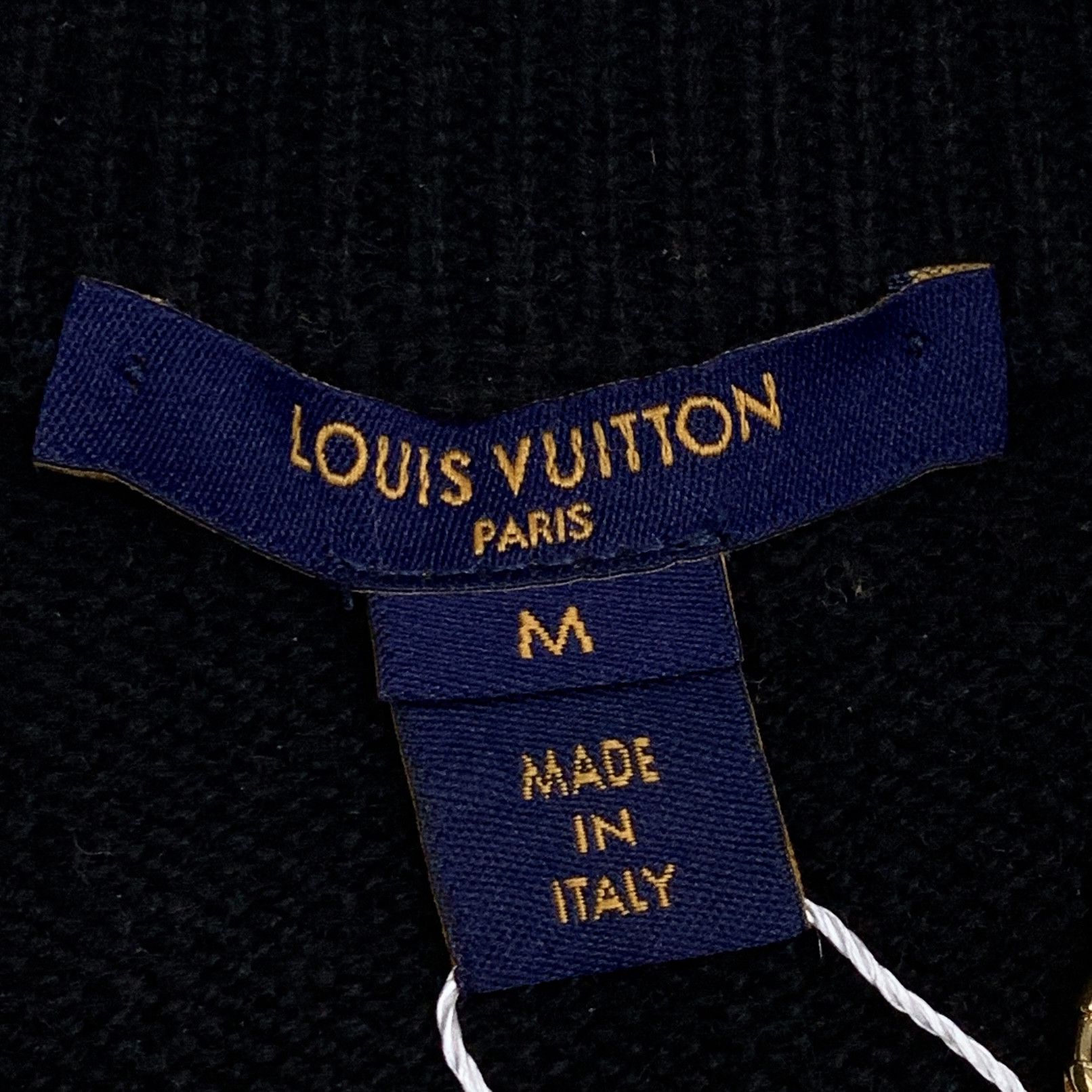 Louis Vuitton CM0377 Louis Vuitton Black Wool Sweater W/ Gold Chain Size US M / EU 48-50 / 2 - 6 Thumbnail