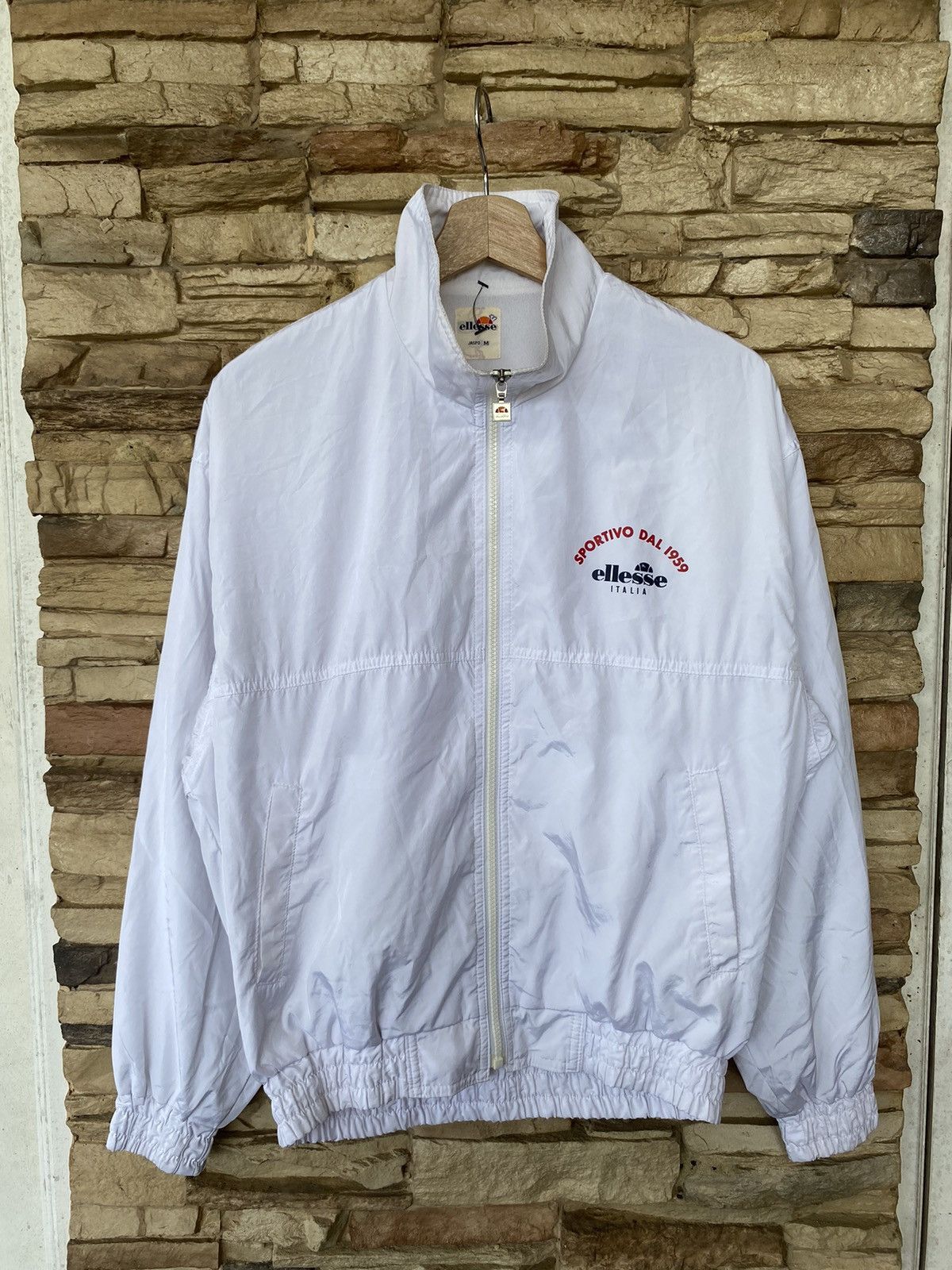 Ellesse Vintage 90s Ellesse Full Zip Jacket Windbreaker Size US M / EU 48-50 / 2 - 2 Thumbnail