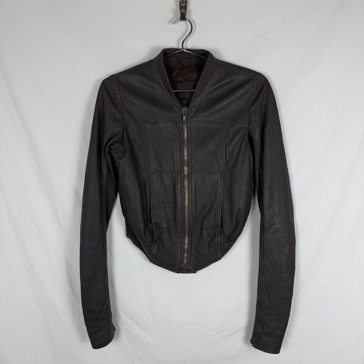 Rick Owens SS04 RICK OWENS CROPPED BOMBER JACKET Size US S / EU 44-46 / 1 - 1 Thumbnail
