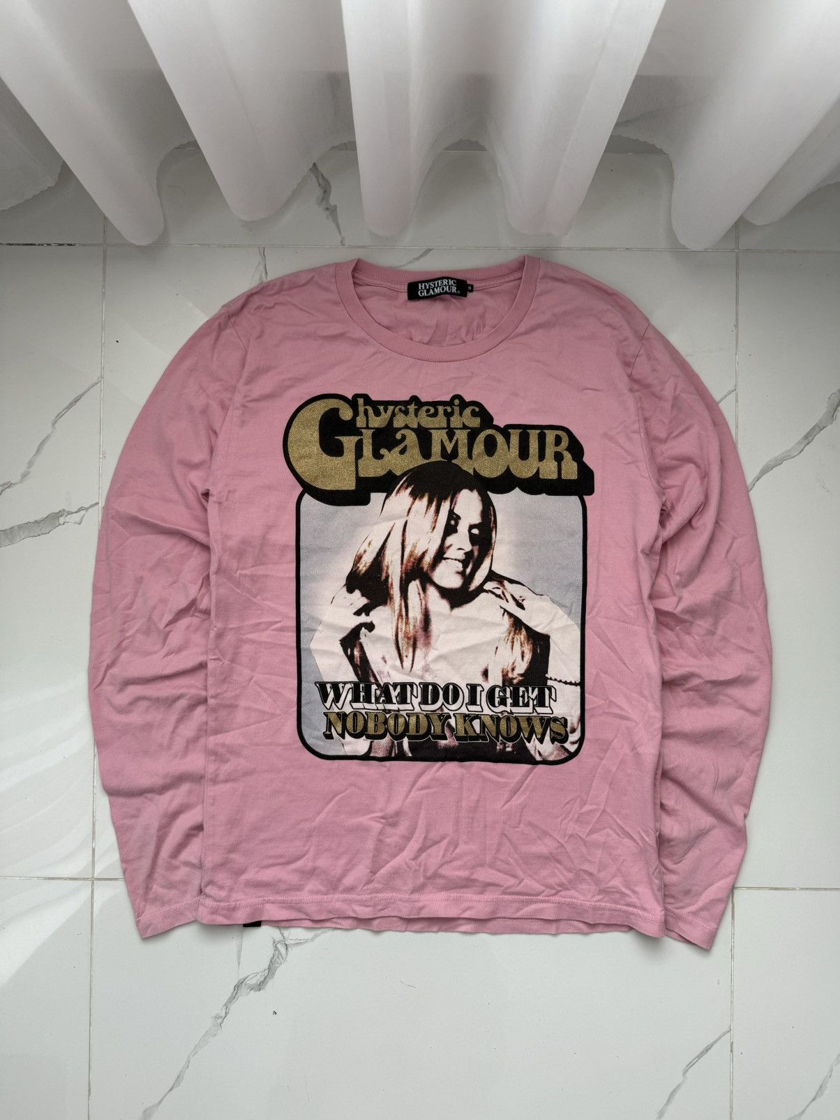 HYSTERIC GLAMOUR NOBODY KNOWS MEET THE CREEPER RARE TEE Y2K