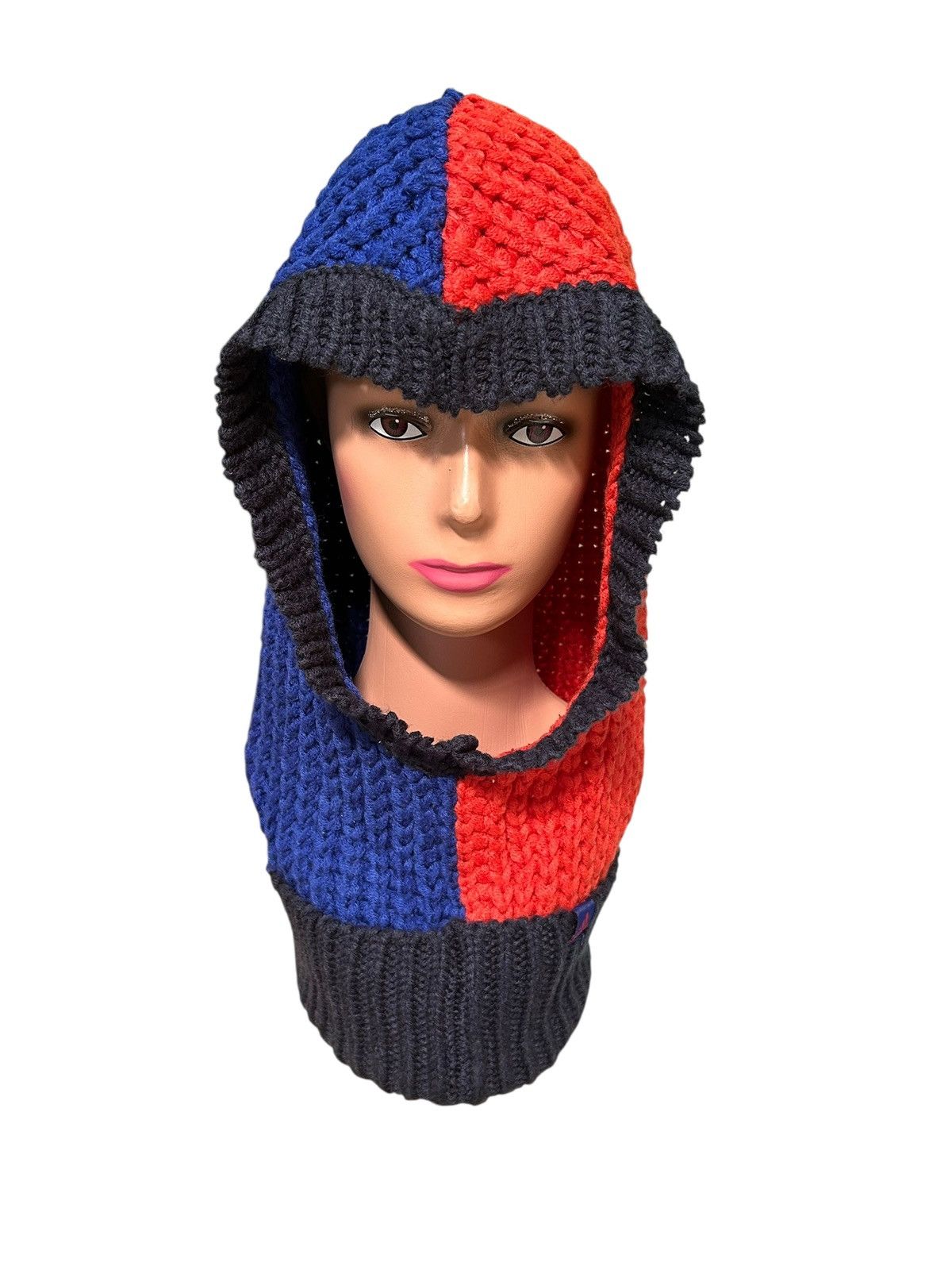 Adidas × Japanese Brand × Vintage Vintage Adidas Balaclava Masked Knitted big Beanie Rare Size ONE SIZE - 2 Thumbnail