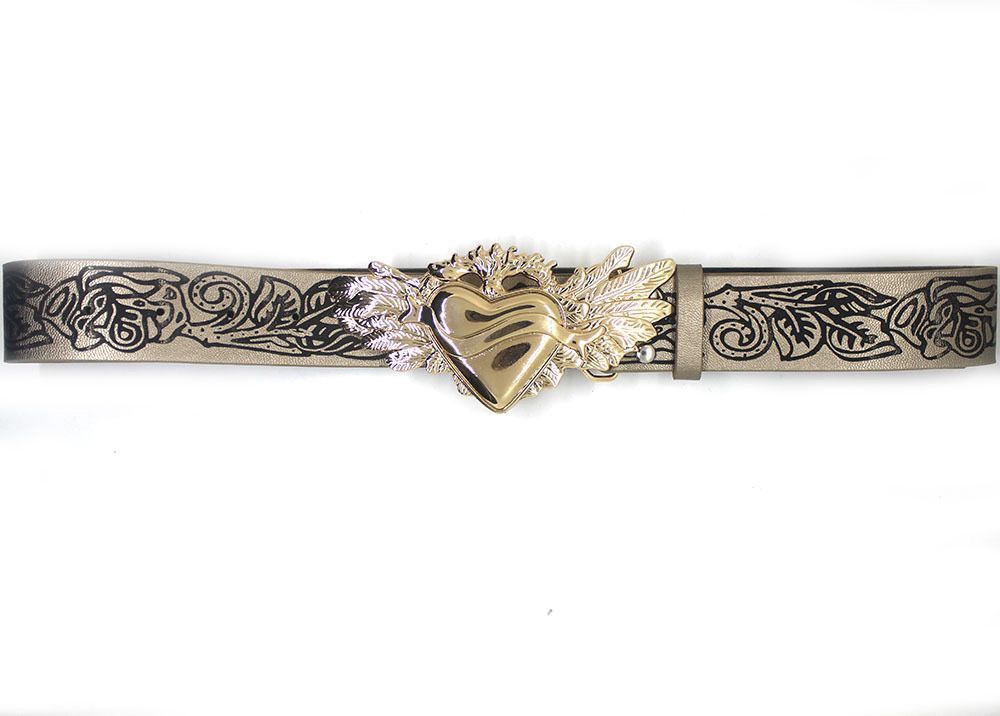 Designer Crazy Vintage Belt Riveted Belts Menswear Accessories Size ONE SIZE - 6 Thumbnail