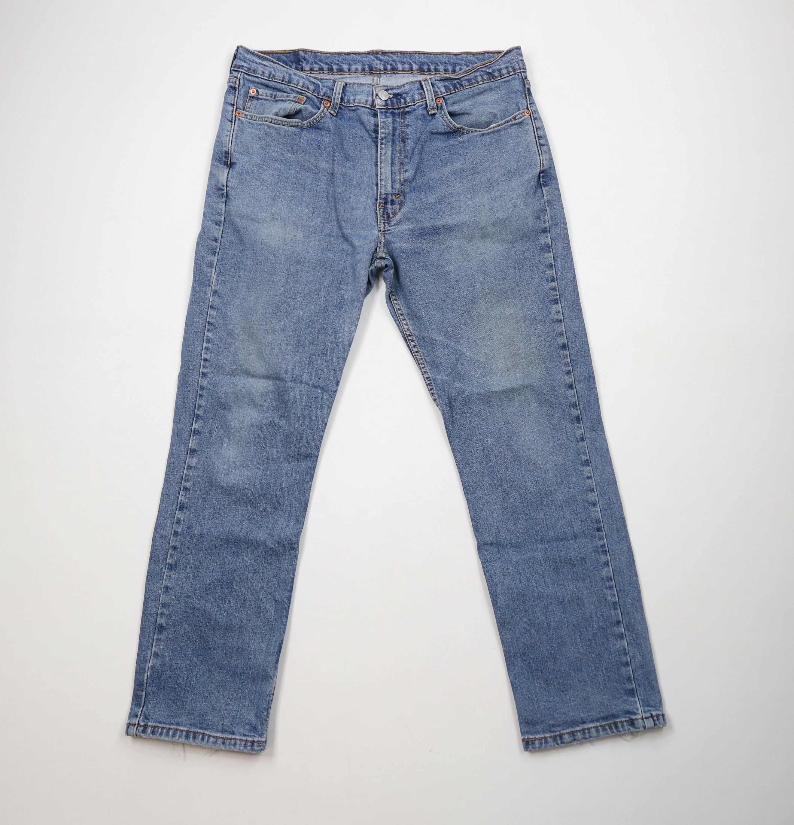 Levi's × Vintage Vintage Y2K Levis 514 Faded Straight Leg Denim Jeans Blue Size US 36 / EU 52 - 1 Thumbnail