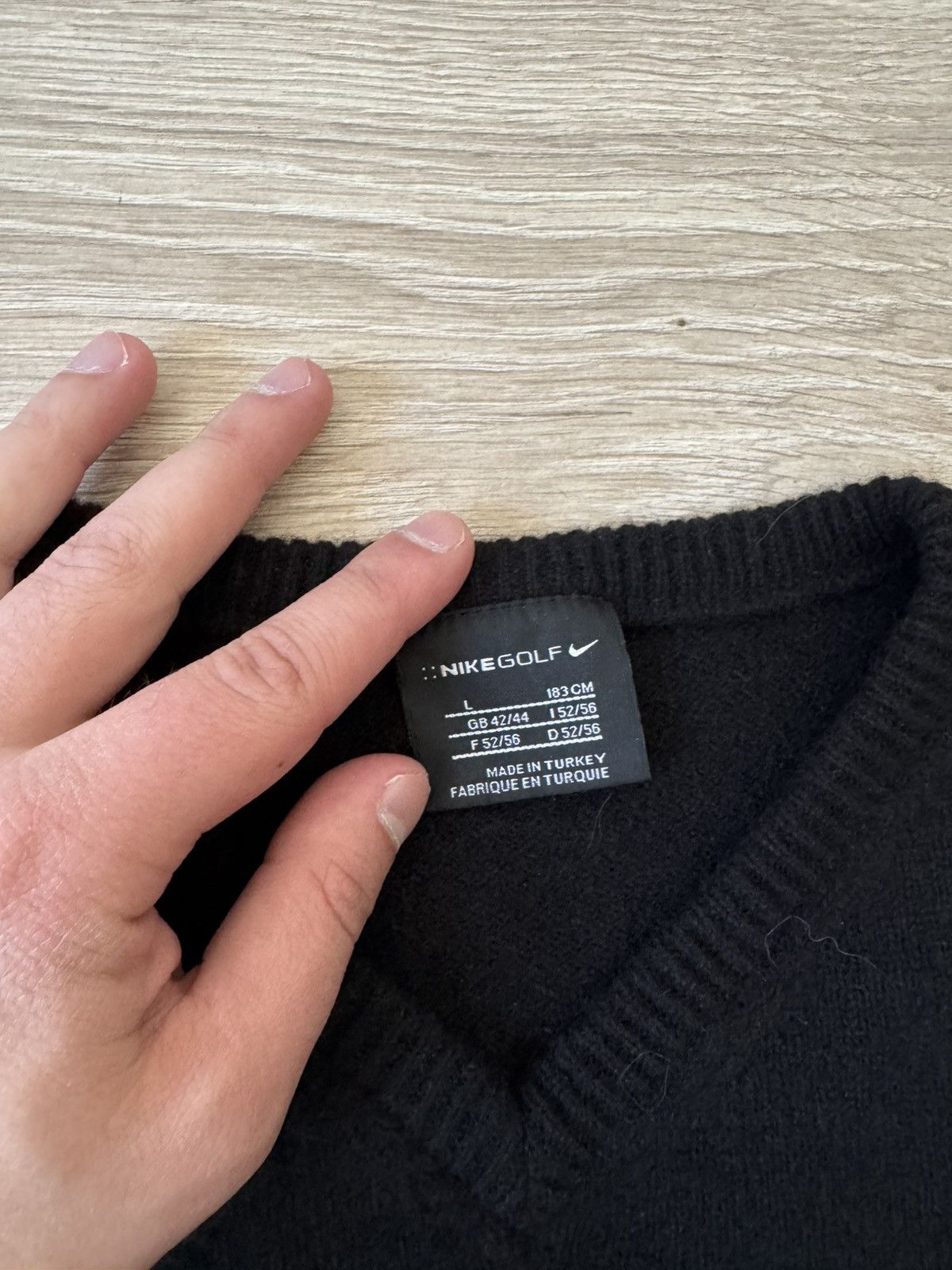 Nike Vintage Y2K Nike Golf Wool Vest Size US L / EU 52-54 / 3 - 4 Thumbnail