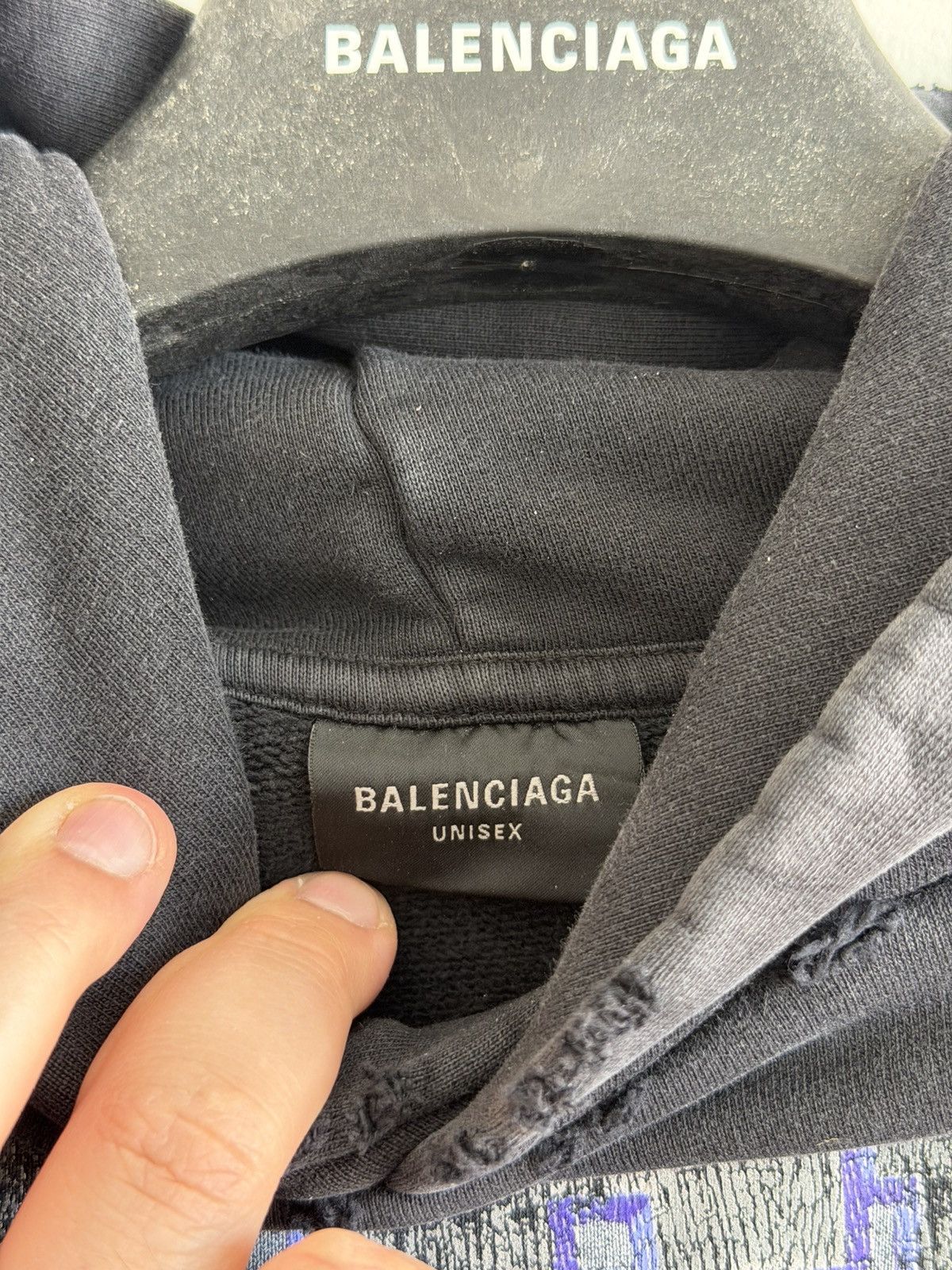 Balenciaga *RARE* BALENCIAGA DEMNA SEE NOW BUY NOW 3 BOXY HOODIE FADED Size US L / EU 52-54 / 3 - 6 Thumbnail