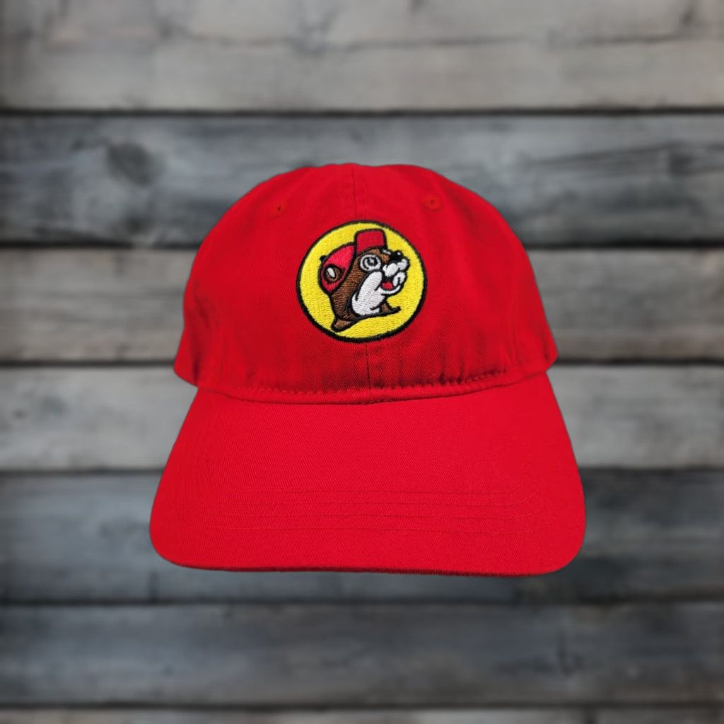 Vintage Buc-ee’s Original Baseball Cap Red Adjustable 100% Cotton Men Adjustable Cap Casual Travel Size ONE SIZE - 1 Thumbnail