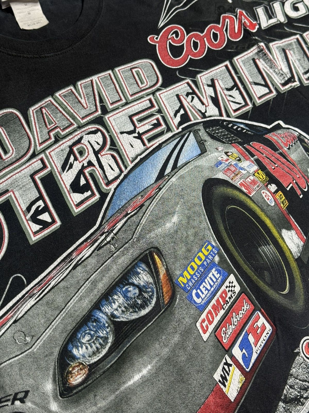 NASCAR VINTAGE Y2K NASCAR All-Over Print Tee “Black” [M] PREOWNED Size US M / EU 48-50 / 2 - 3 Thumbnail