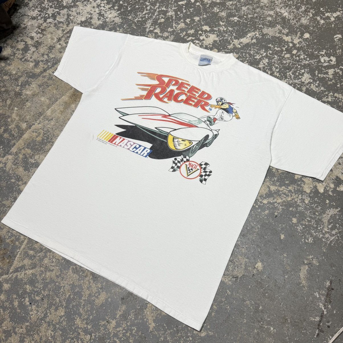 NASCAR Vintage Speed Racer Nascar Racing Tshirt Size US XL / EU 56 / 4 - 2 Thumbnail