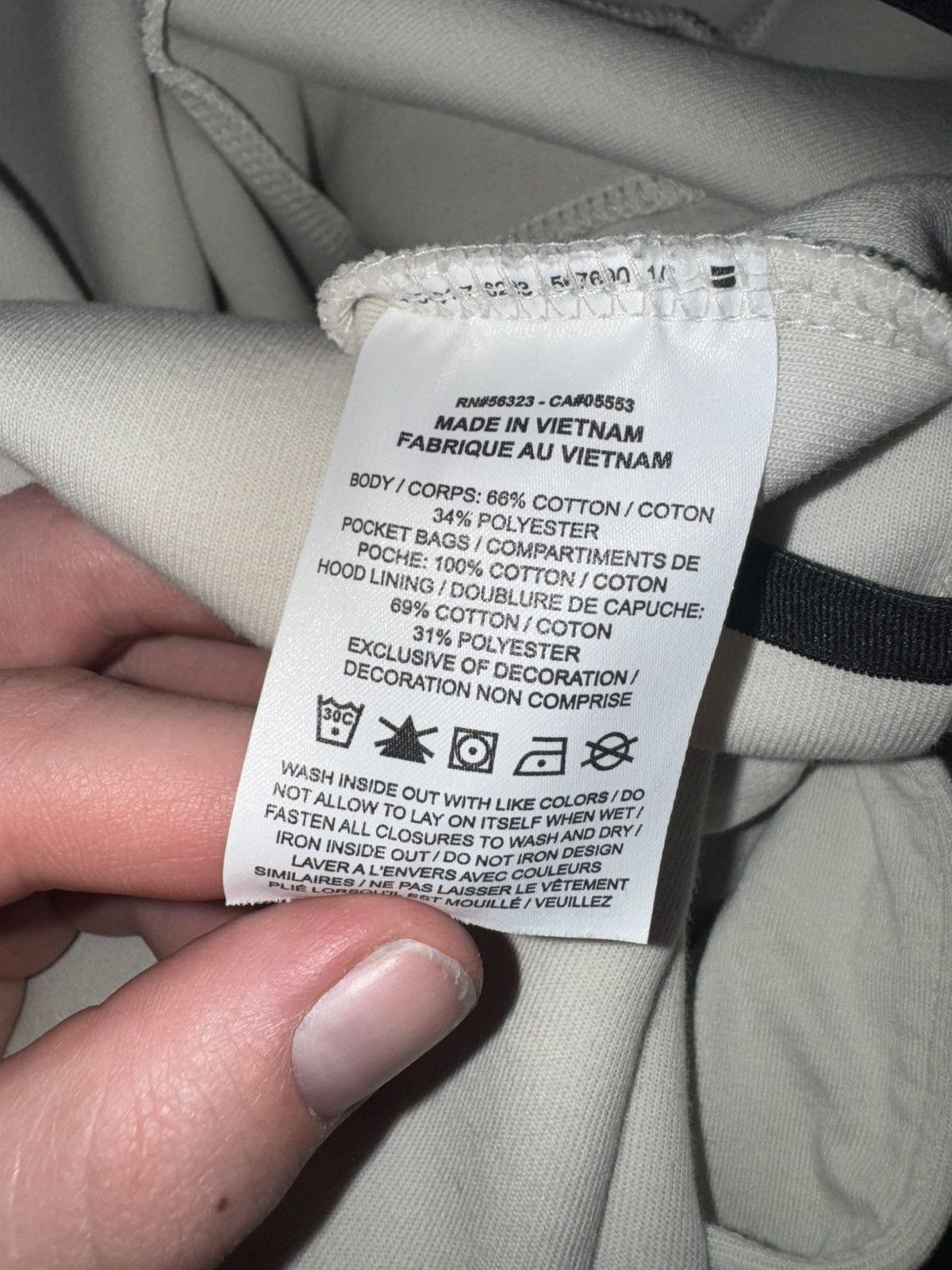 Nike Cream Nike tech Size US XL / EU 56 / 4 - 4 Thumbnail