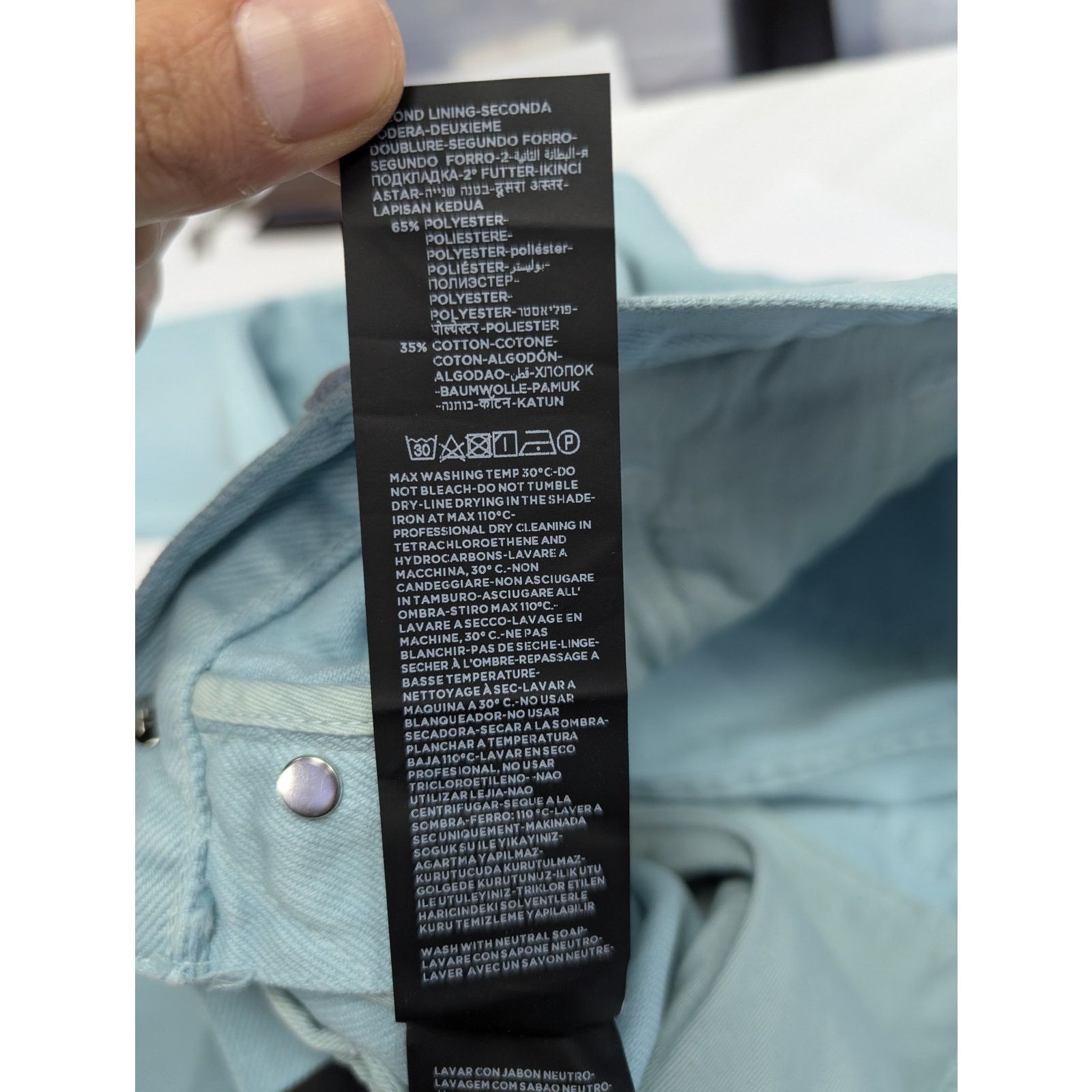 Tom Ford o1rshd1 Denim Stright Pants in Blue Size US 30 / EU 46 - 14 Thumbnail