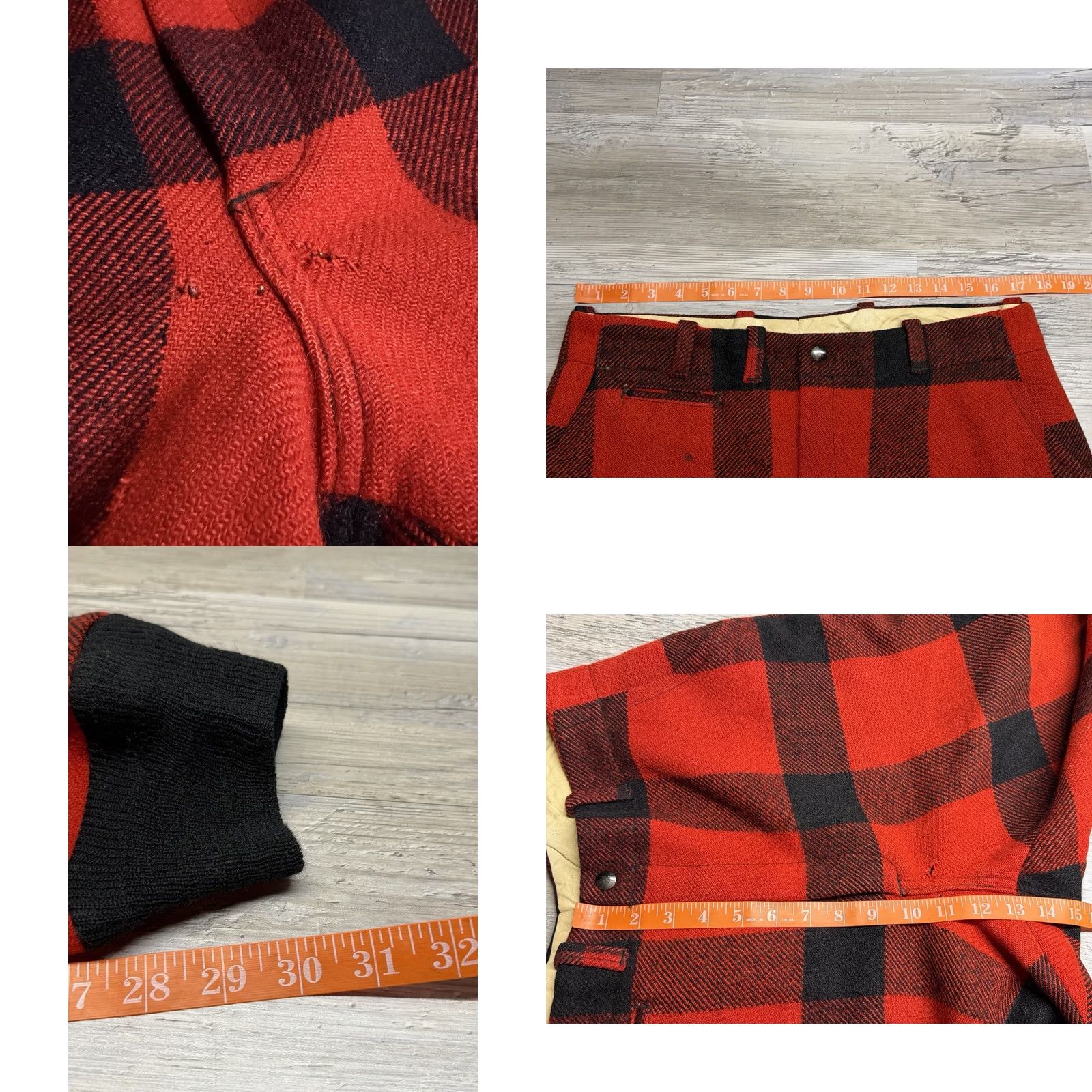 Vintage Vintage DryBak Buffalo Plaid Wool Trouser Pants Hunting Mens 34x30 Wool Rockabilly 1960s Shirts? Size US 34 / EU 50 - 9 Thumbnail