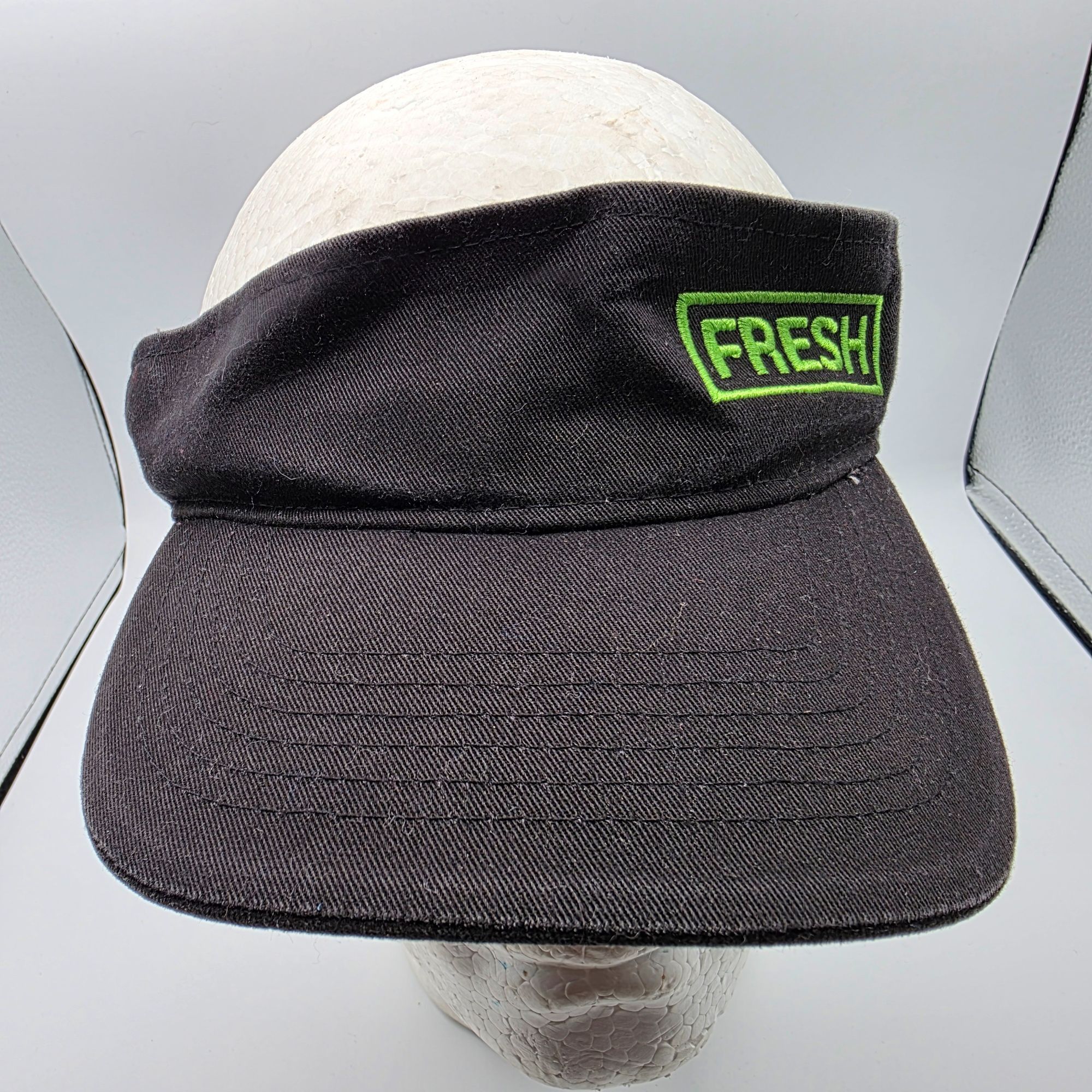 Other Subway Fresh Adults Black Green Visor Work Wear Adjustable L Size ONE SIZE - 1 Thumbnail