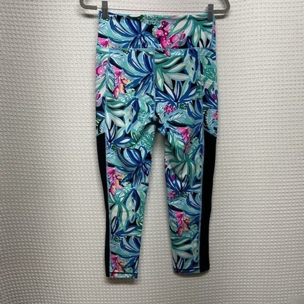Lilly Pulitzer NWOT Lilly Pulitzer Luxletic Mid Rise Midi Pants Size M Size 28" / US 6 / IT 42 - 9 Thumbnail