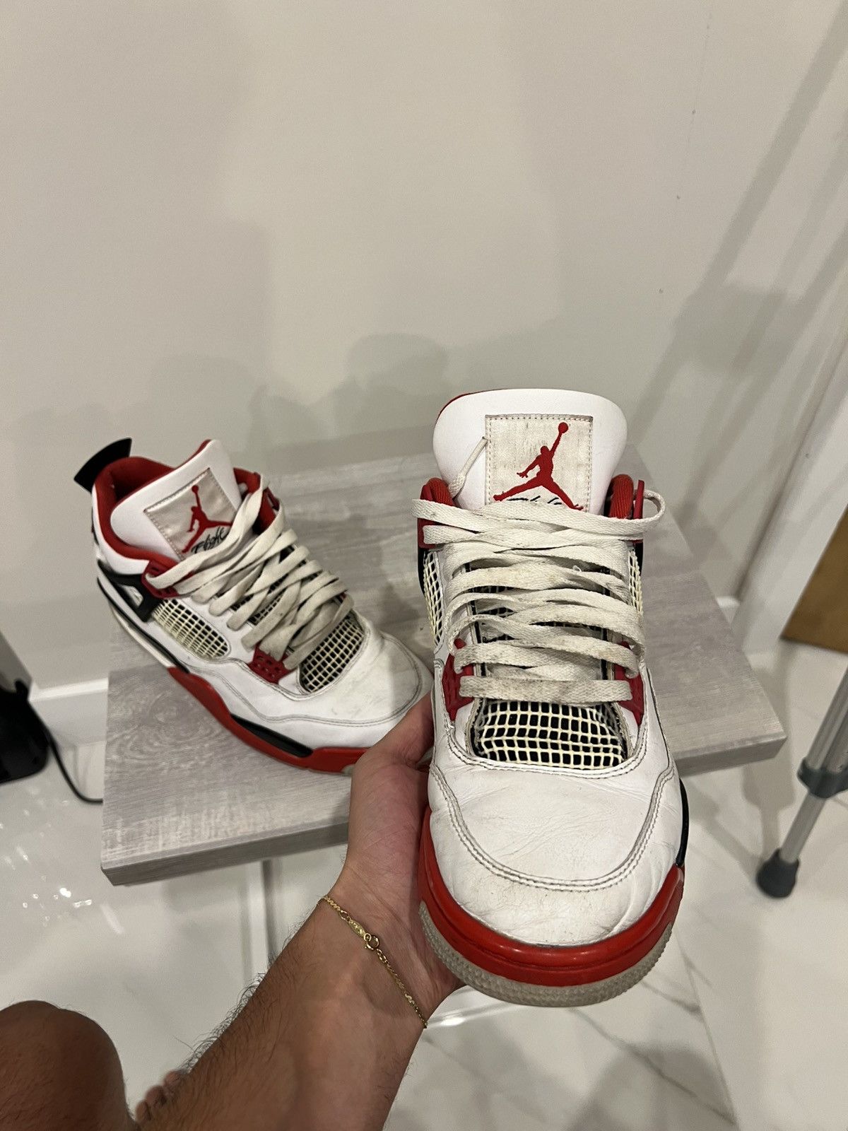 Nike Jordan 4 Fire Red OG Size US 10 / EU 43 - 4 Thumbnail
