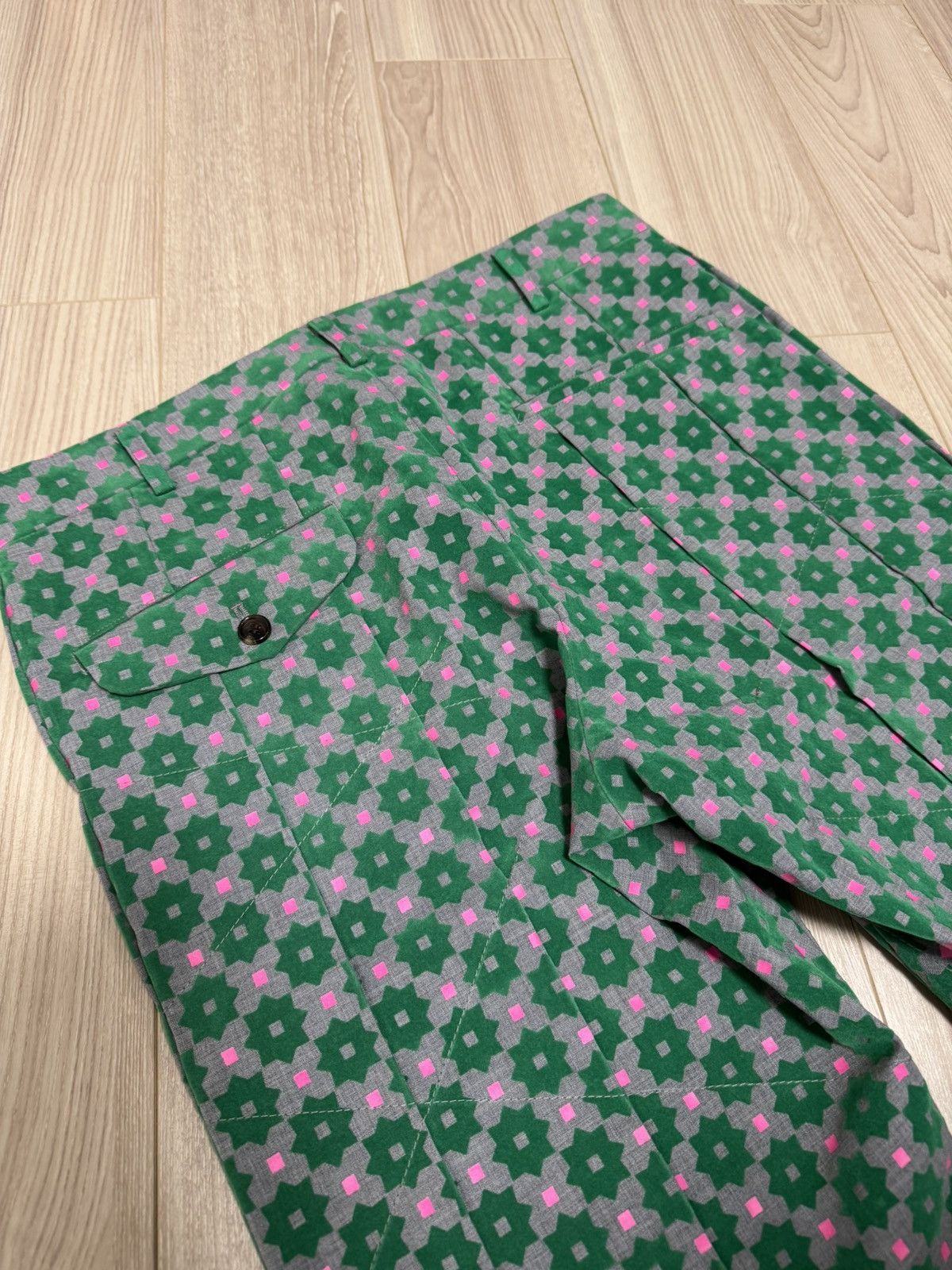 Comme des Garcons Homme Plus Comme des Garçons Homme Plus Floral Jacquard Runway Trousers Size US 34 / EU 50 - 16 Thumbnail