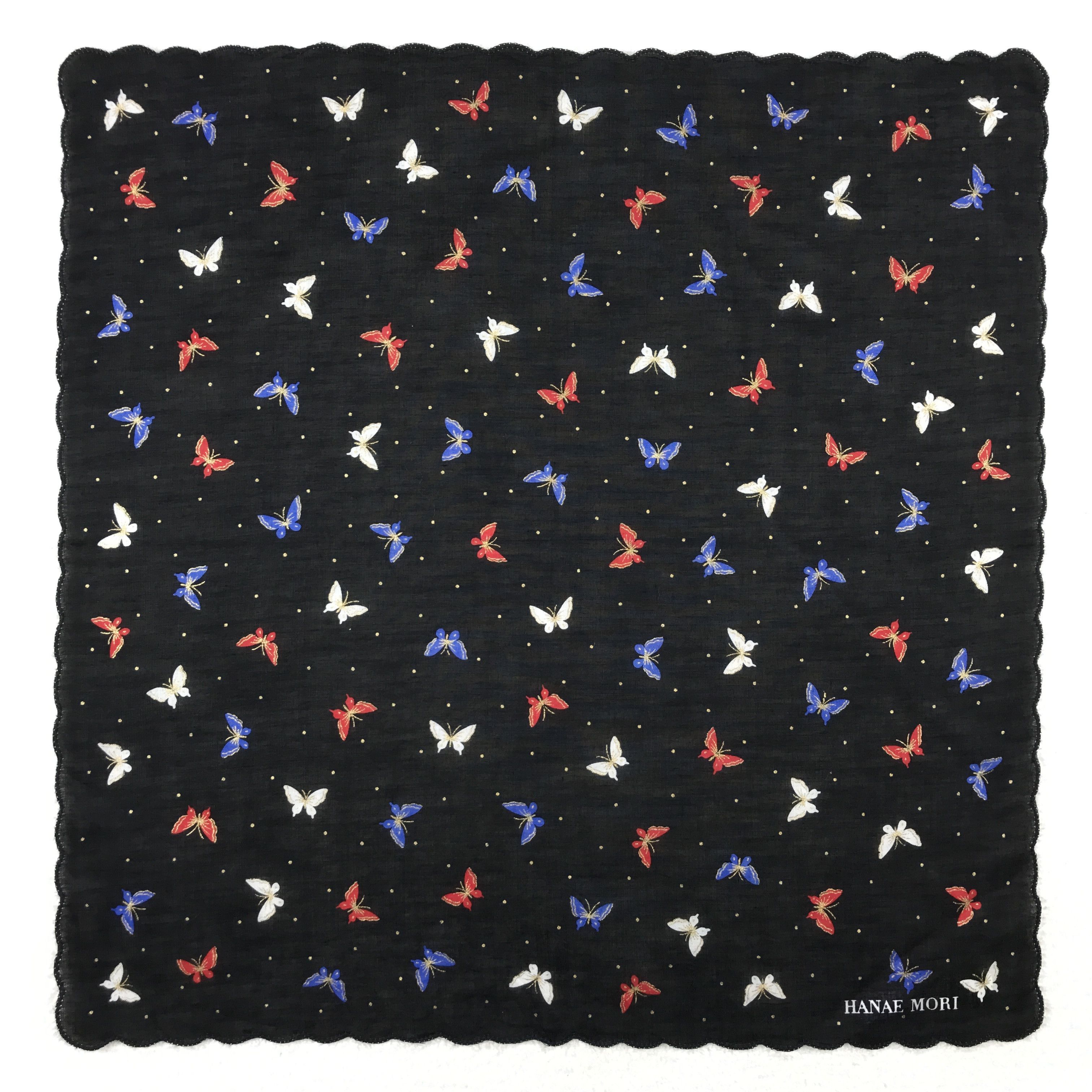 Hanae Mori × Japanese Brand × Vintage Vintage Hanae Mori Bandana Neckerchief Handkerchief Size ONE SIZE - 1 Thumbnail