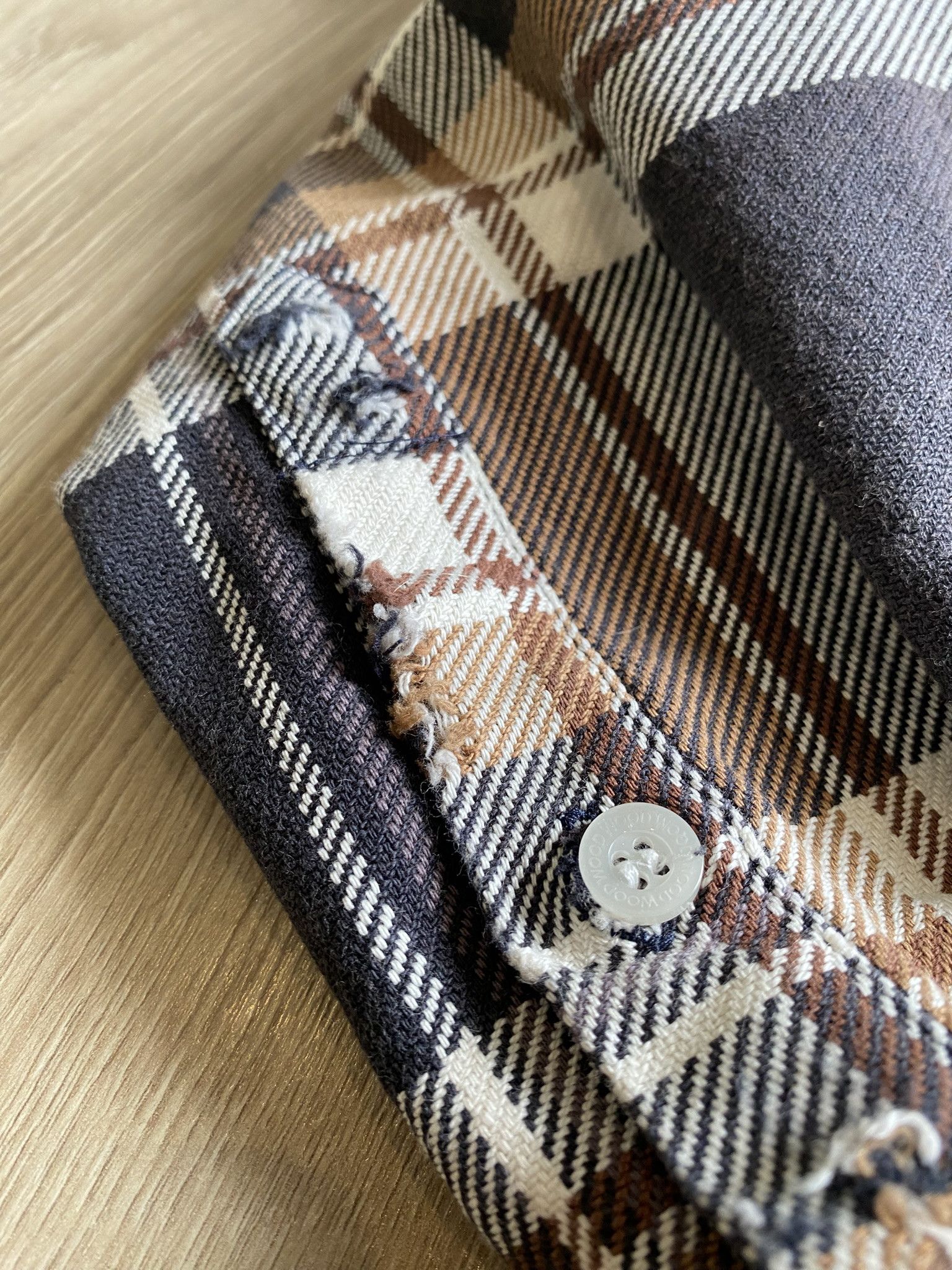 Kapital DISTRESSED VINTAGE WASH CHECK SHIRT Size US M / EU 48-50 / 2 - 14 Thumbnail