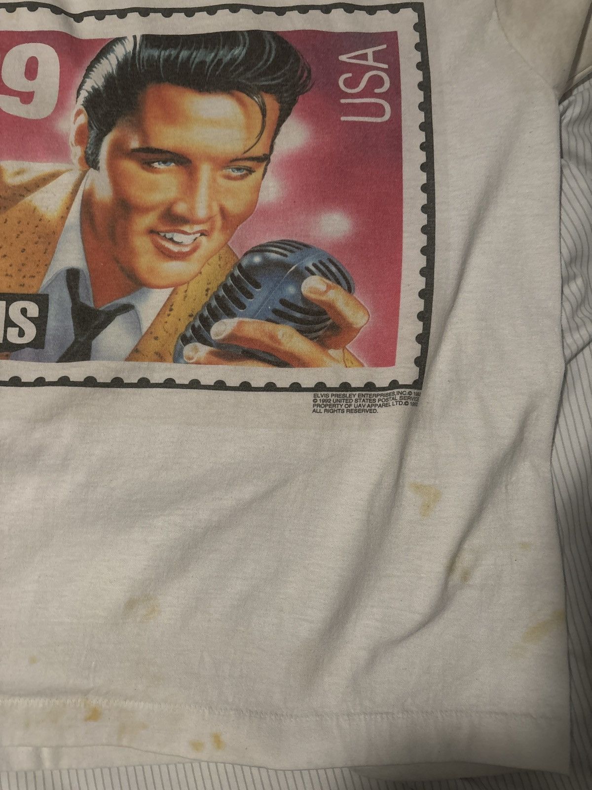 Vintage RARE ELVIS PRESLEY TEE Size US M / EU 48-50 / 2 - 4 Thumbnail