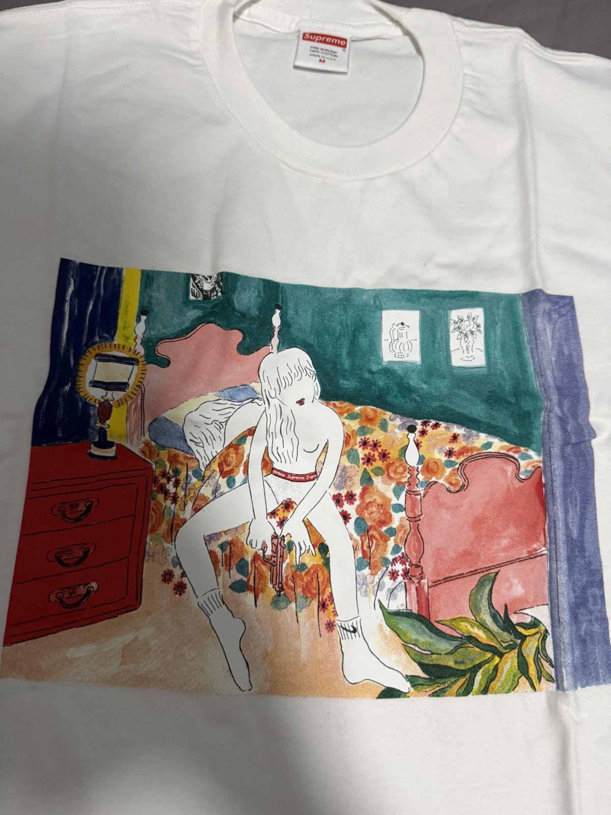 Supreme Supreme bedroom tee White medium Size US M / EU 48-50 / 2 - 2 Thumbnail