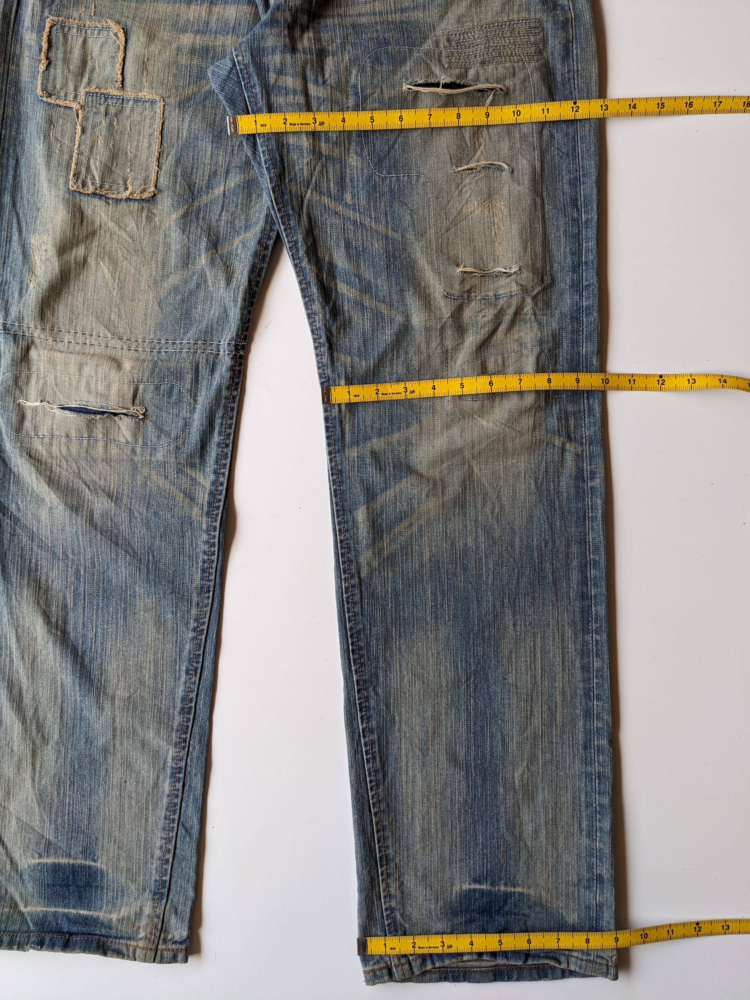 Edwin EDWIN 403XV Mudwash patchwork rusty jeans Size US 39 - 8 Thumbnail