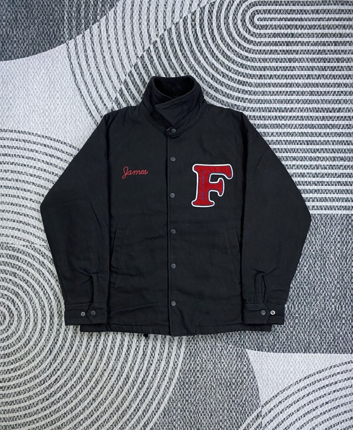 Craftsman Vintage True Craftman Embroidery Logo Coach Wool Jacket Size US M / EU 48-50 / 2 - 5 Thumbnail