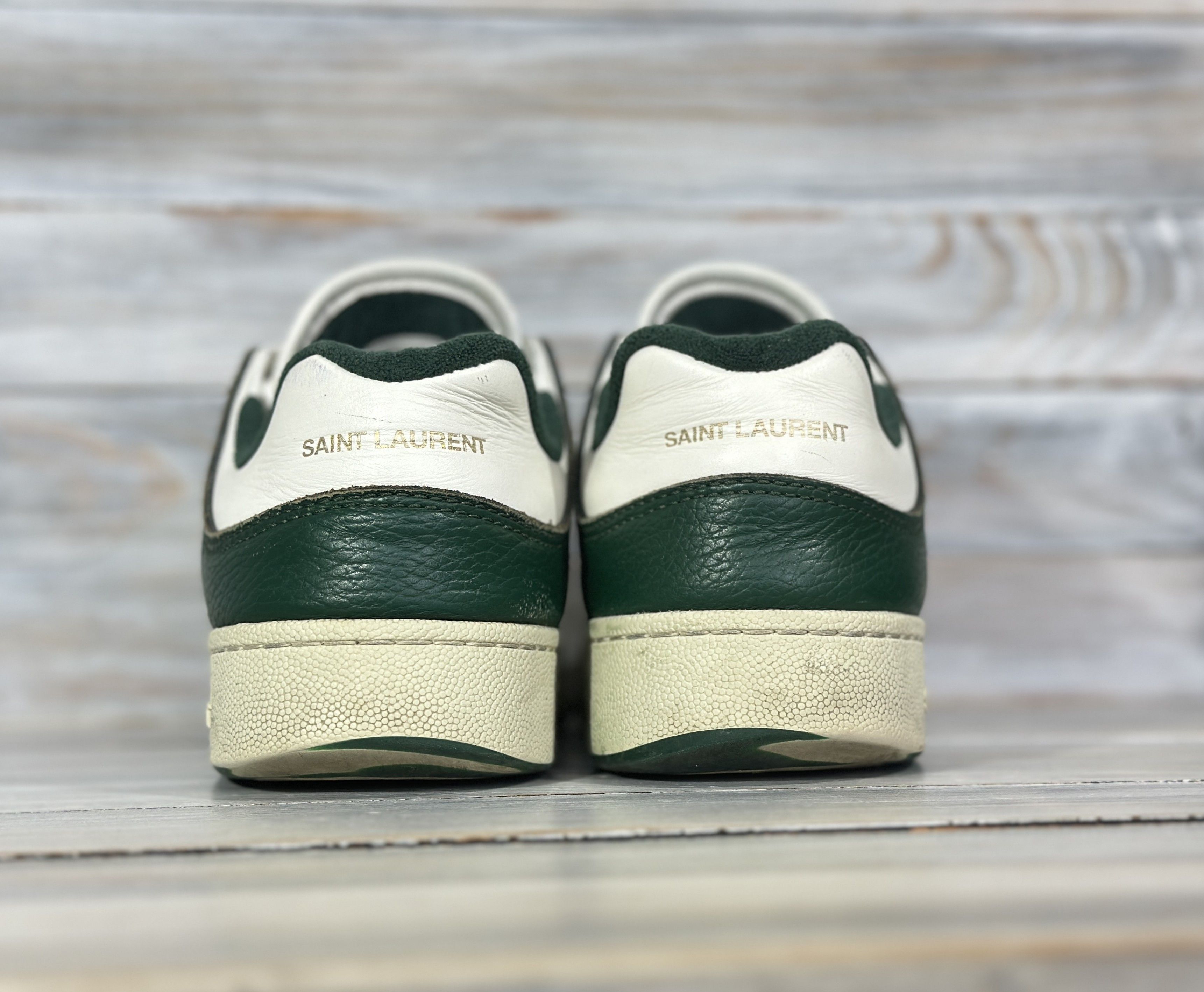 Yves Saint Laurent SAINT LAURENT SL/61 Low-Top Leather Sneakers Made In Italy Size US 10 / EU 43 - 7 Thumbnail