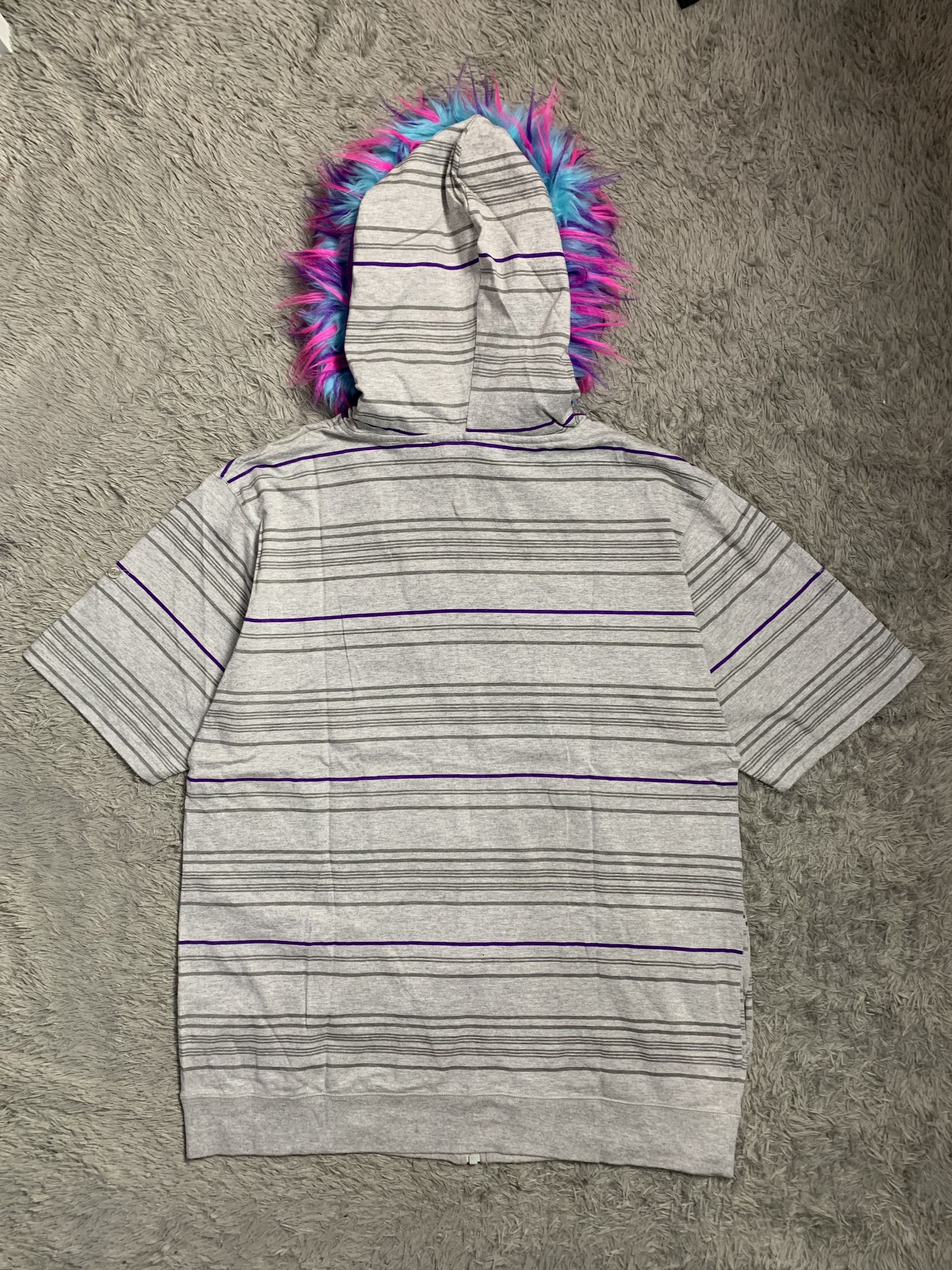 Japanese Brand Faux Fur Crazy Japan Brand B One Soul Poem Hoodie Size US XL / EU 56 / 4 - 2 Thumbnail