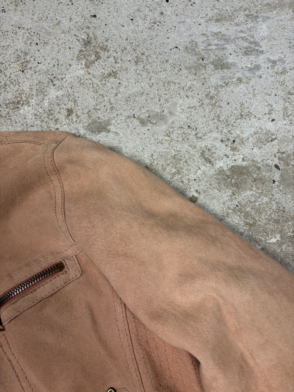 Dolce & Gabbana Vintage 2000s Dolce & Gabbana Suede Leather Utility Jacket Size M / US 6-8 / IT 42-44 - 11 Thumbnail