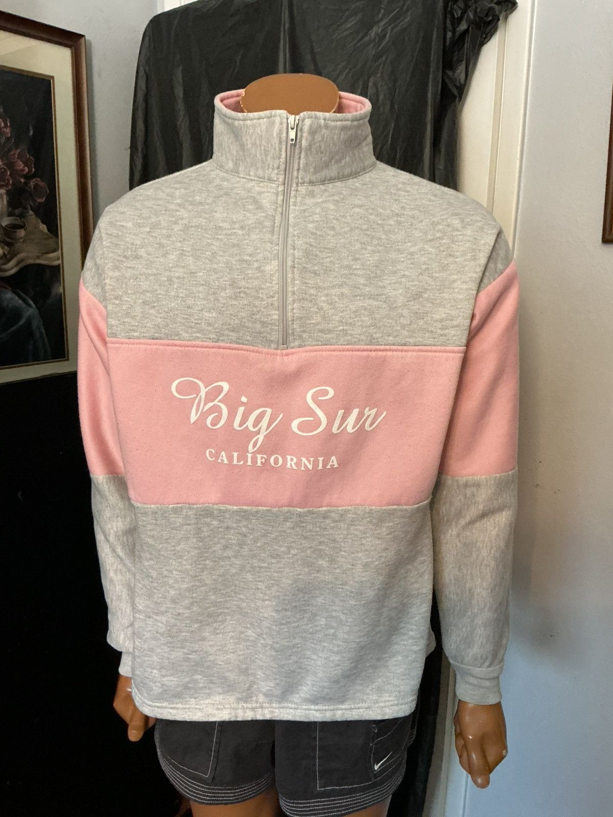 Vintage Vintage Big Sur California 1/4 Zip Pullover Sweatshirt Size US L / EU 52-54 / 3 - 9 Thumbnail