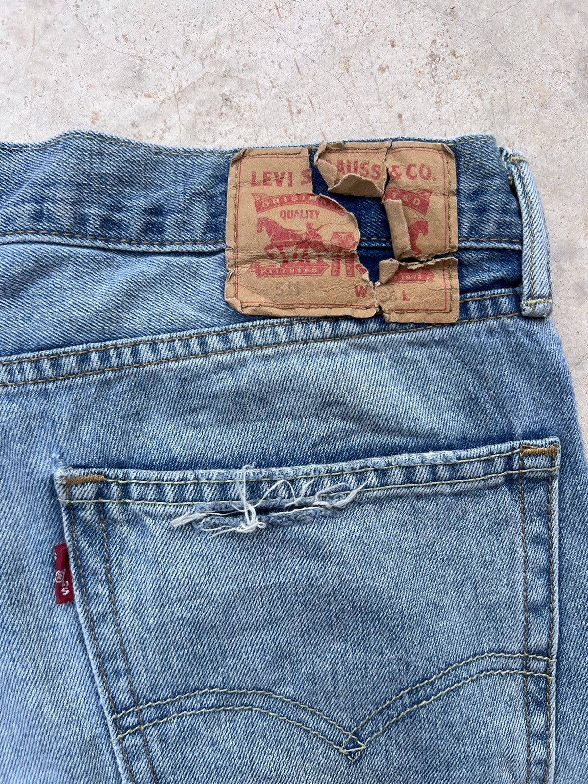 Levi's Levis Short Distressed Denim Size US 36 / EU 52 - 5 Thumbnail
