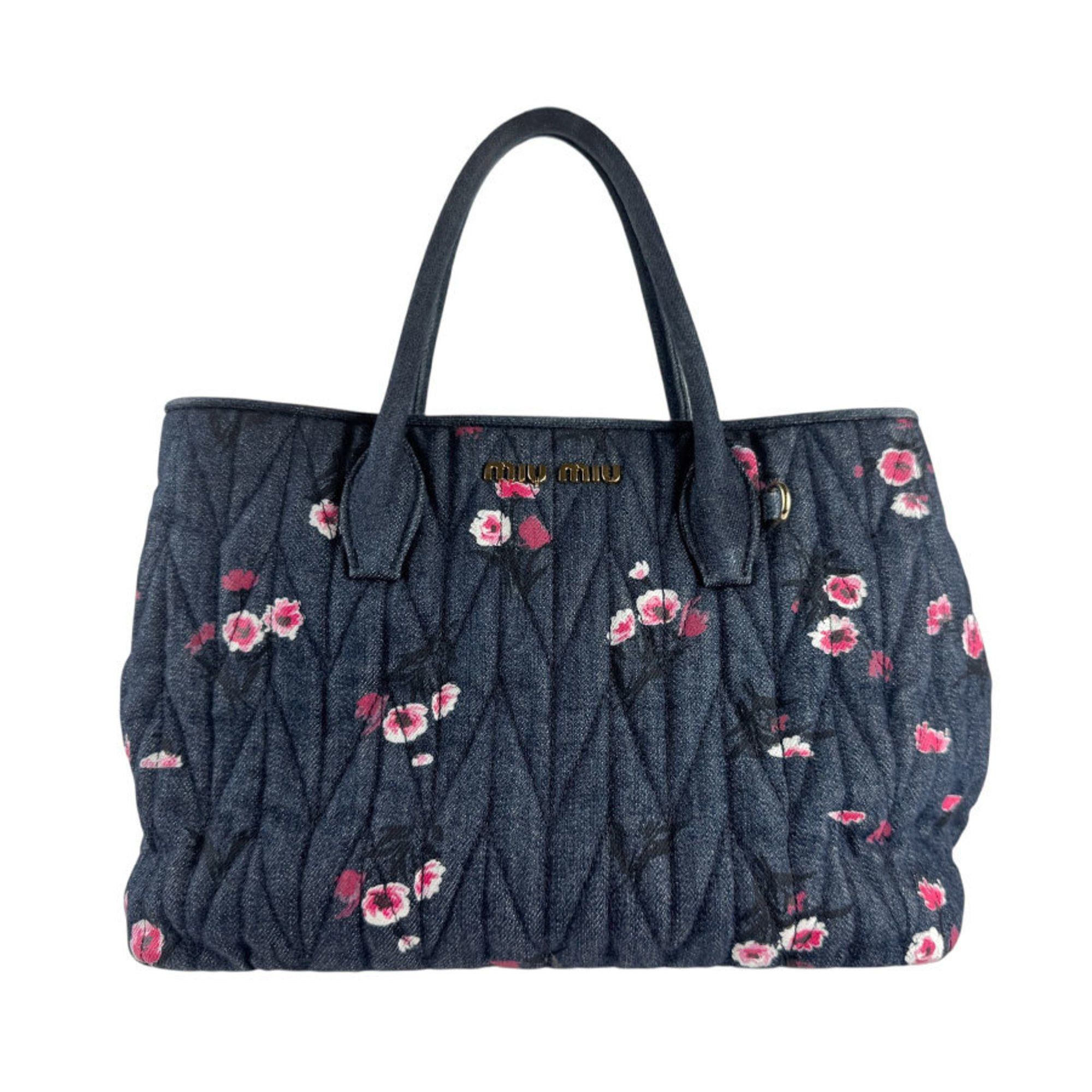 バッグ 05ss archive miumiu denim flower bag Miu Miu Denim Bag | Grailed