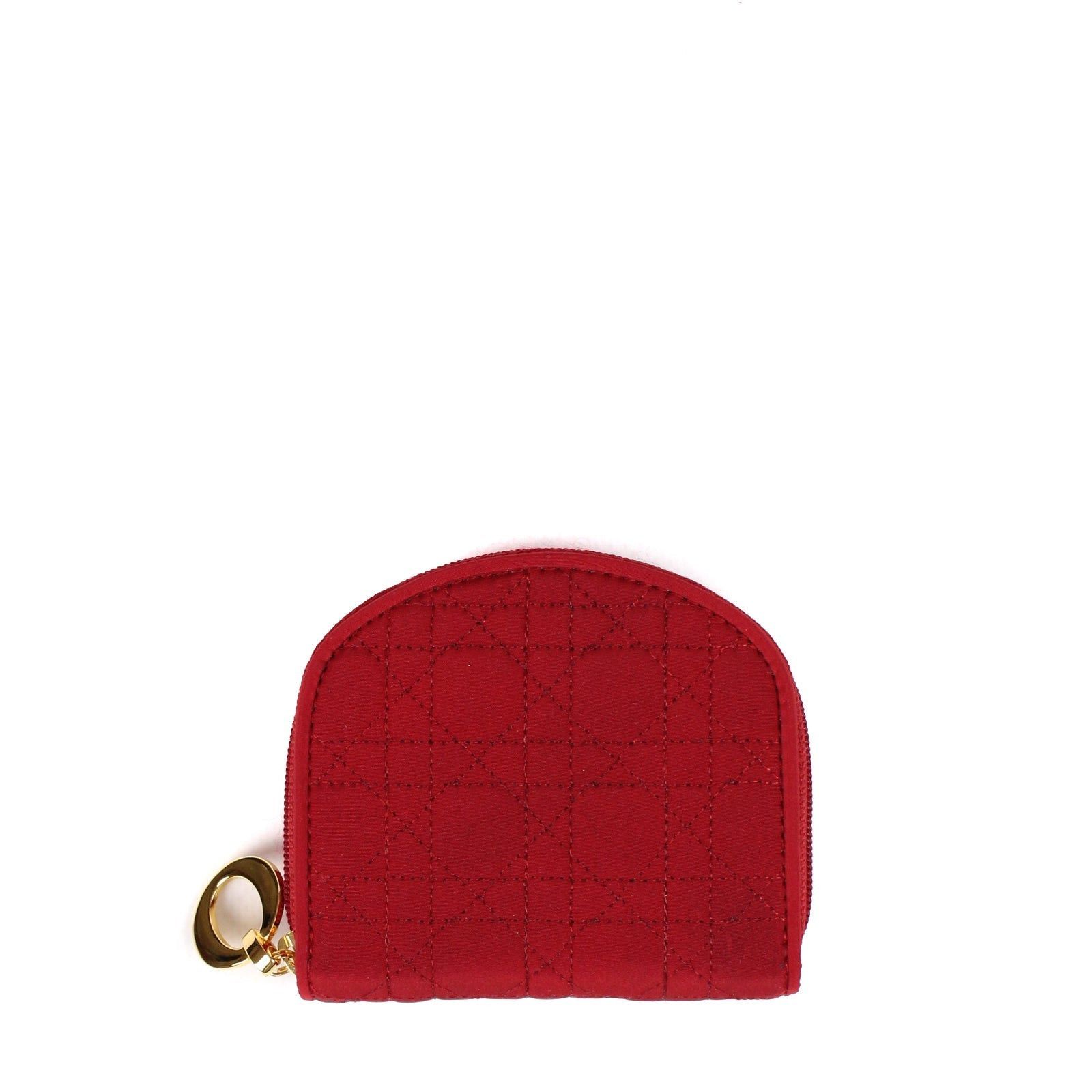 image of Dior Dior Wallets Lady Dior in Red, Women's