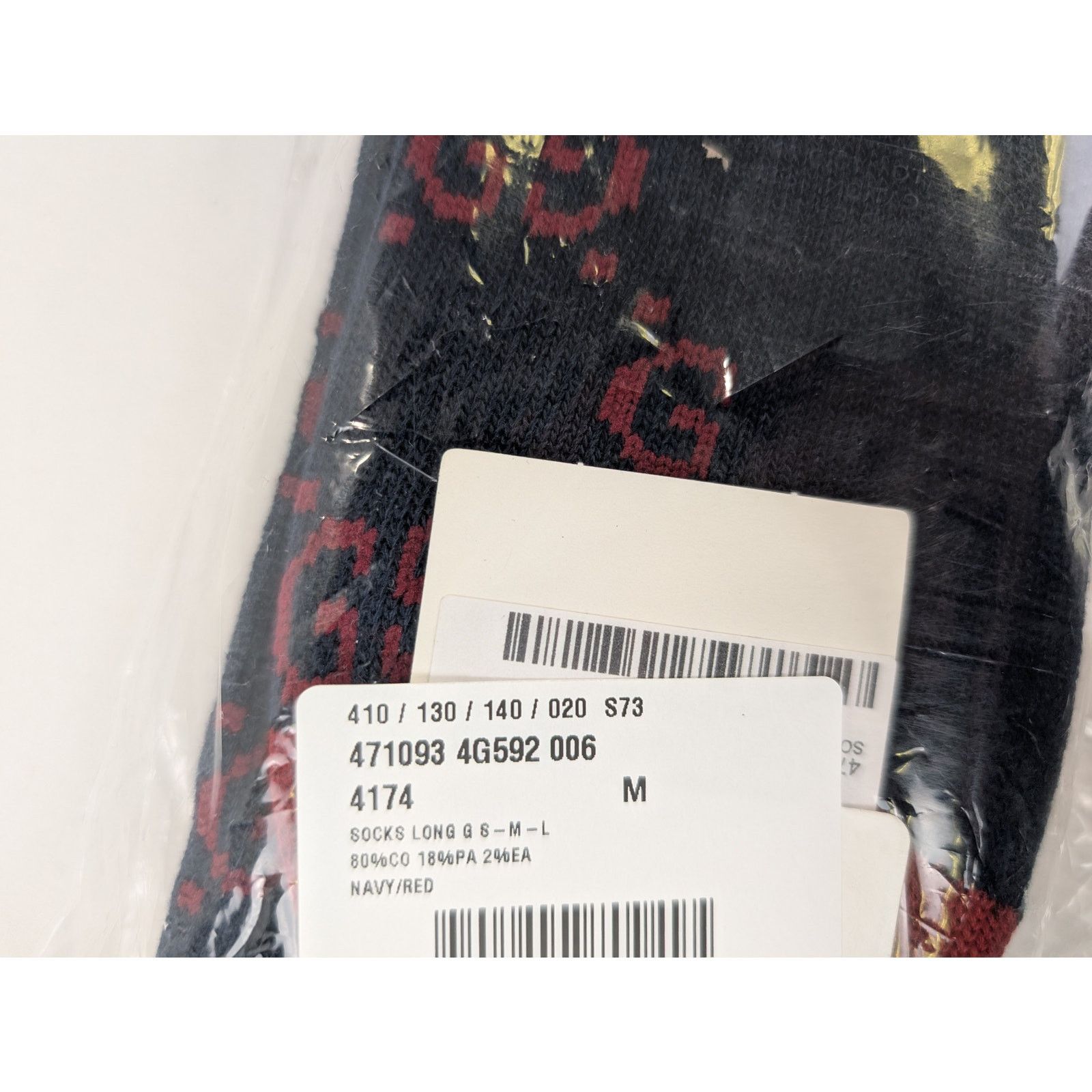 Gucci o1rshd1 Size: M / Long Socks in Navy/Red Size ONE SIZE - 16 Thumbnail