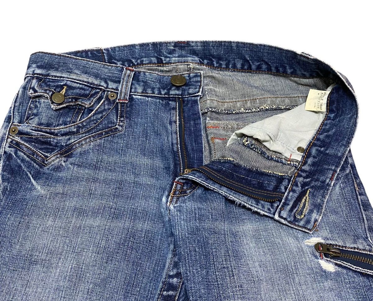 Le Grande Bleu (L.G.B.) Rare Vintage Japanese Brand Rattle Trap Flared Jeans 1990s Size US 35 - 6 Thumbnail