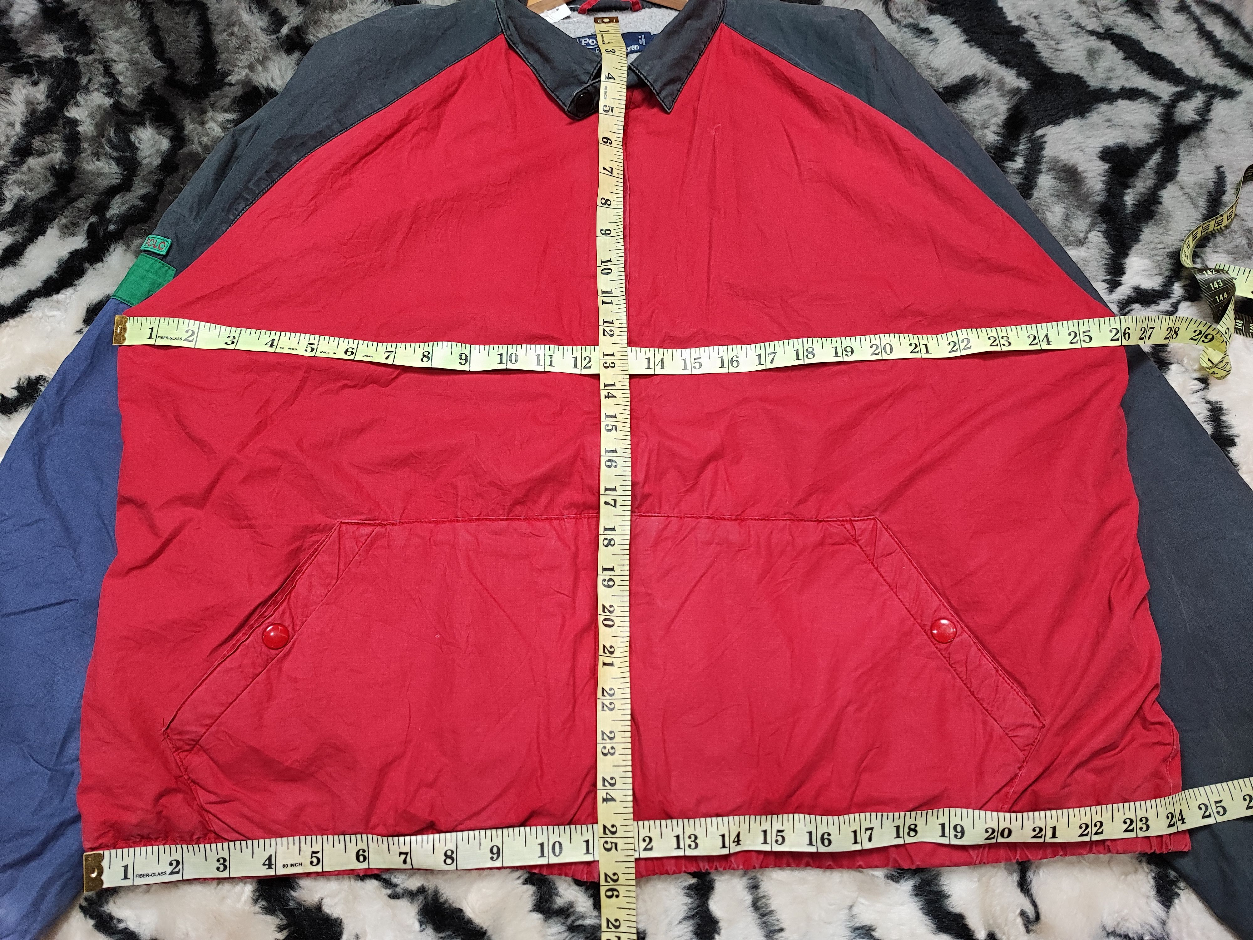 Polo Ralph Lauren Vintage Polo Ralph Lauren Jacket Windbreaker Colour Way Size US L / EU 52-54 / 3 - 10 Thumbnail